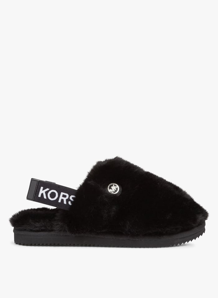 Michael kors 2025 faux fur slippers