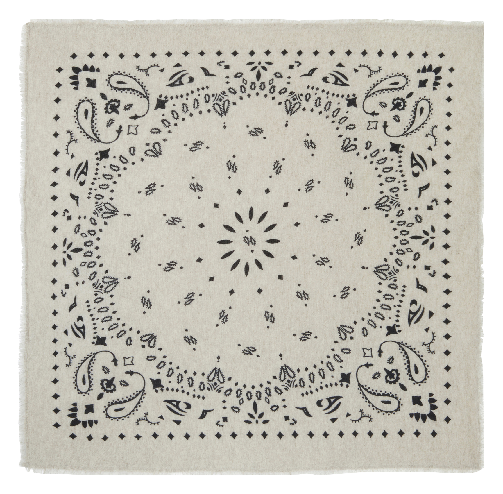 Echarpe en cachemire à imprimé HACHIKO Avoine