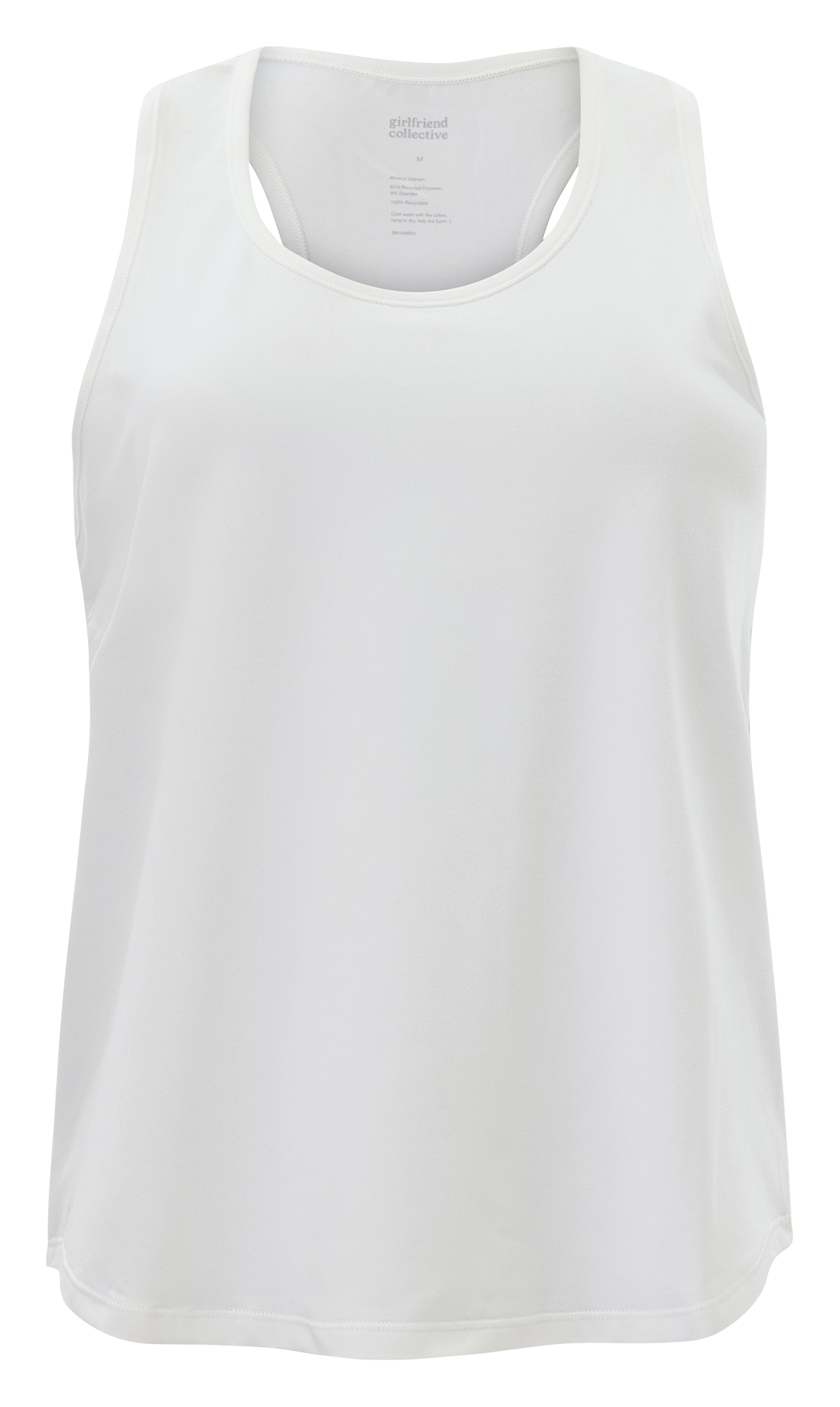 Débardeur de sport en jersey ReSet GIRLFRIEND COLLECTIVE Blanc