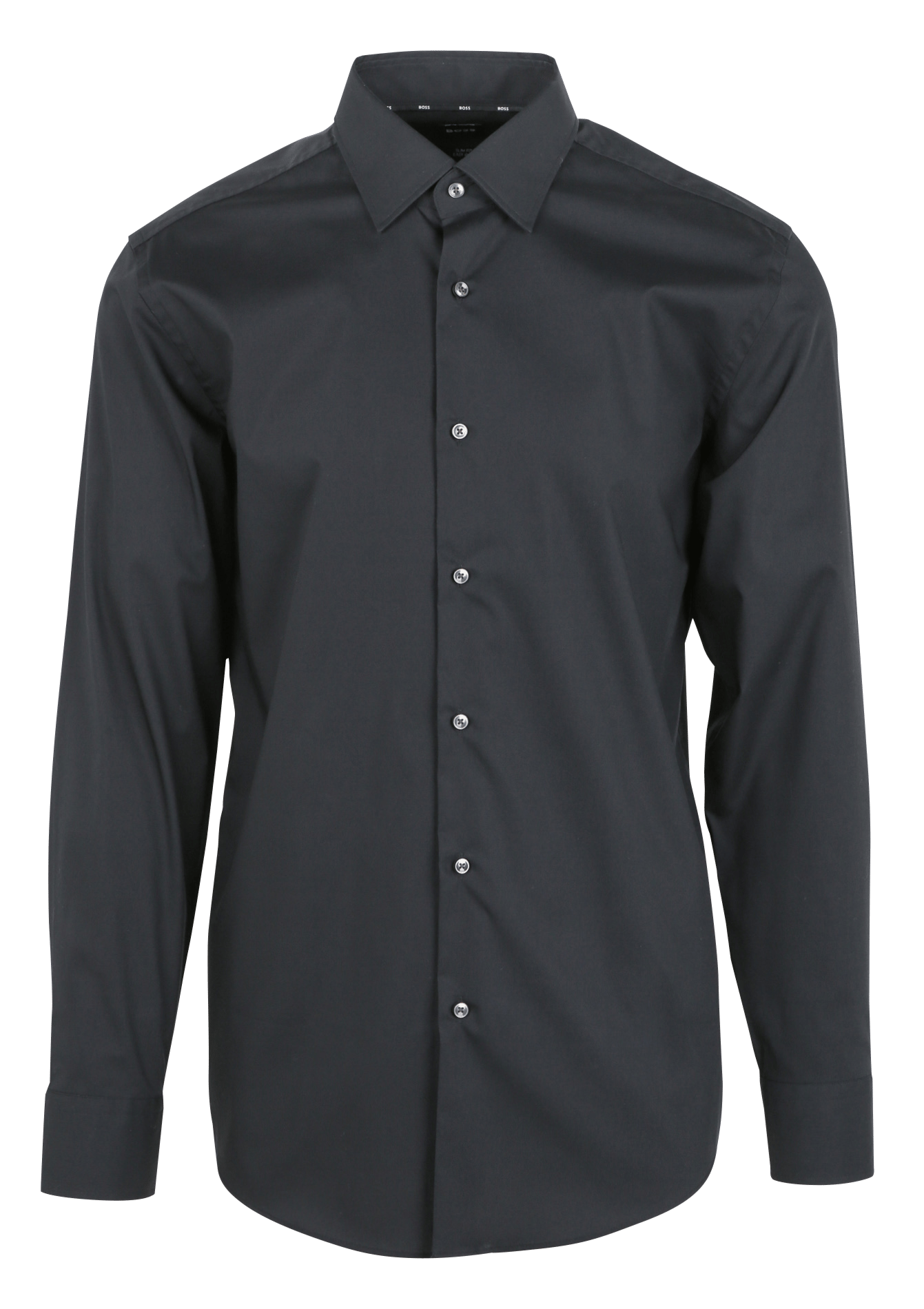 Slim-fit cotton-blend shirt BOSS Black
