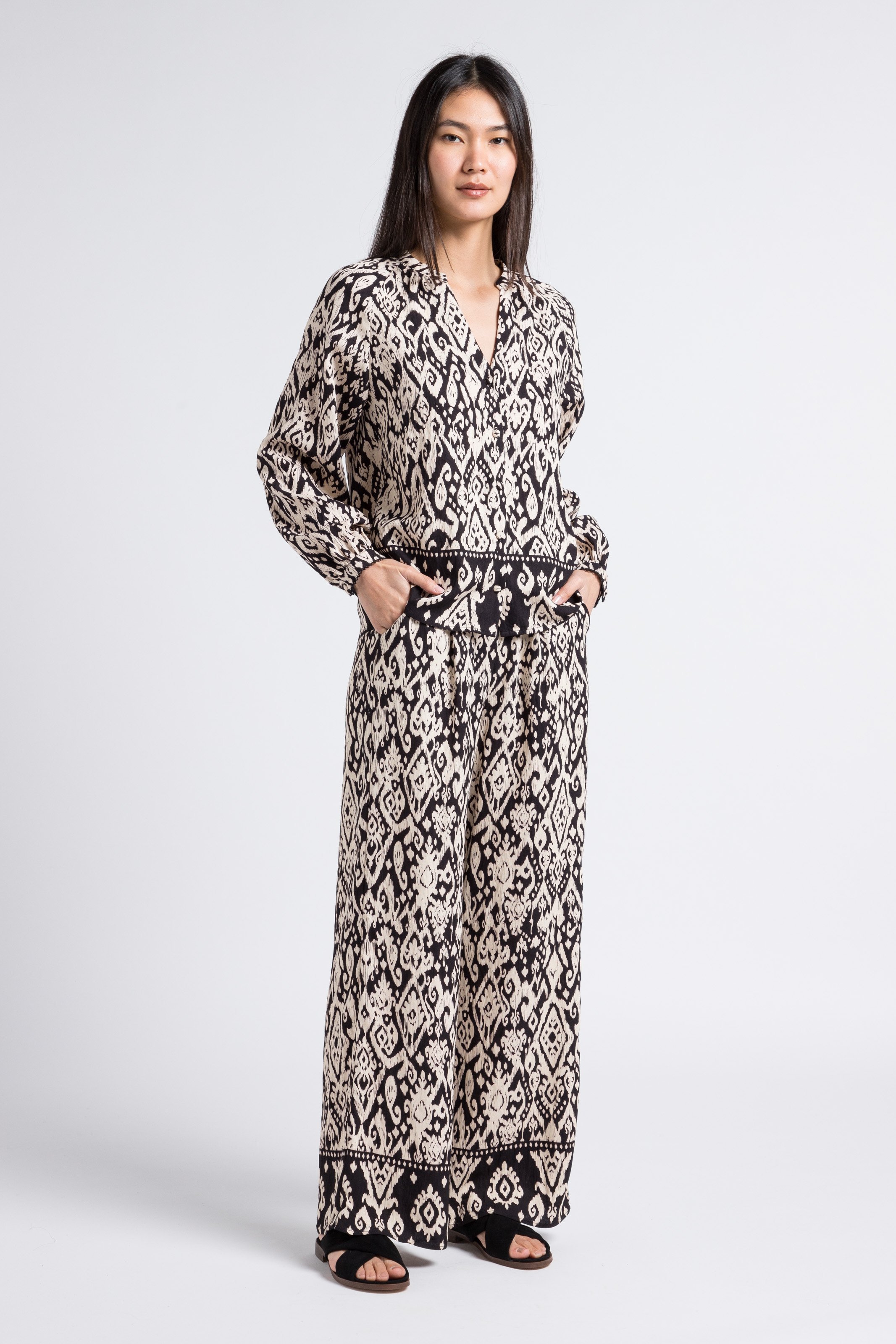 Blouse droite imprimée  LA PETITE ETOILE Multicolore