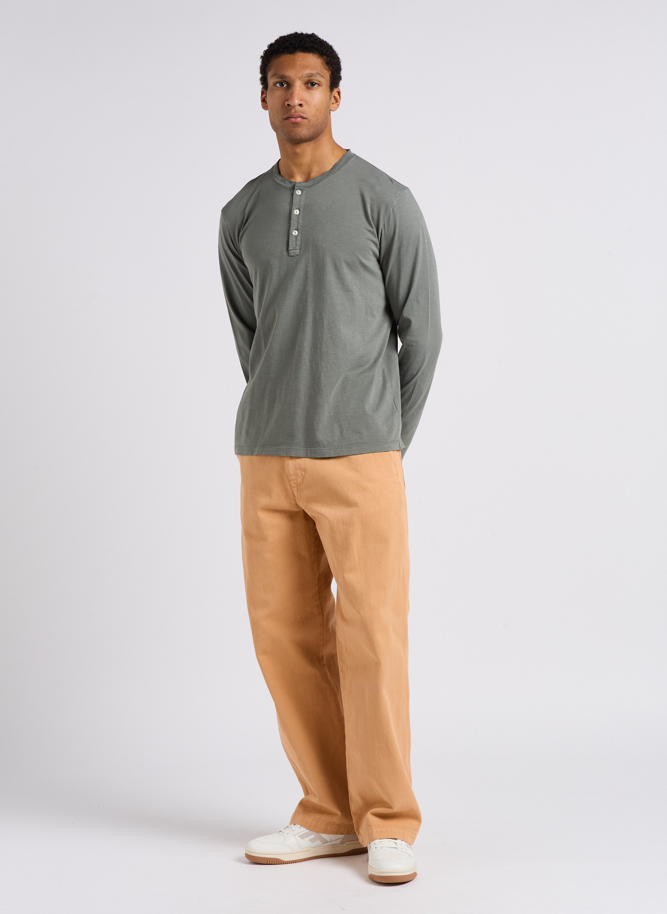 Pantalon large en coton HOMECORE Rose