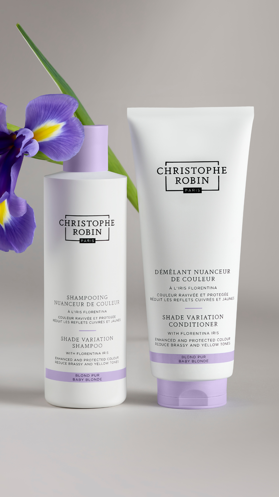 Shampooing Nuanceur de Couleur à l'Iris Florentina CHRISTOPHE ROBIN No color