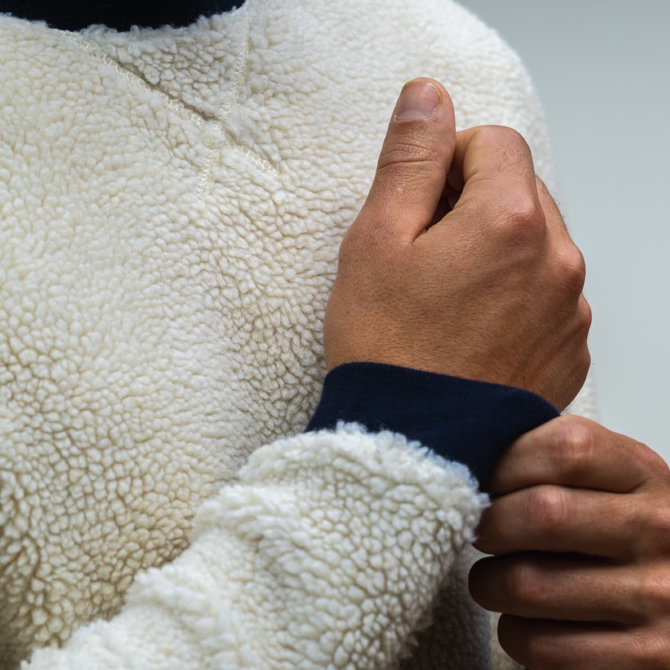 Sherpa pullover BILLYBELT Beige