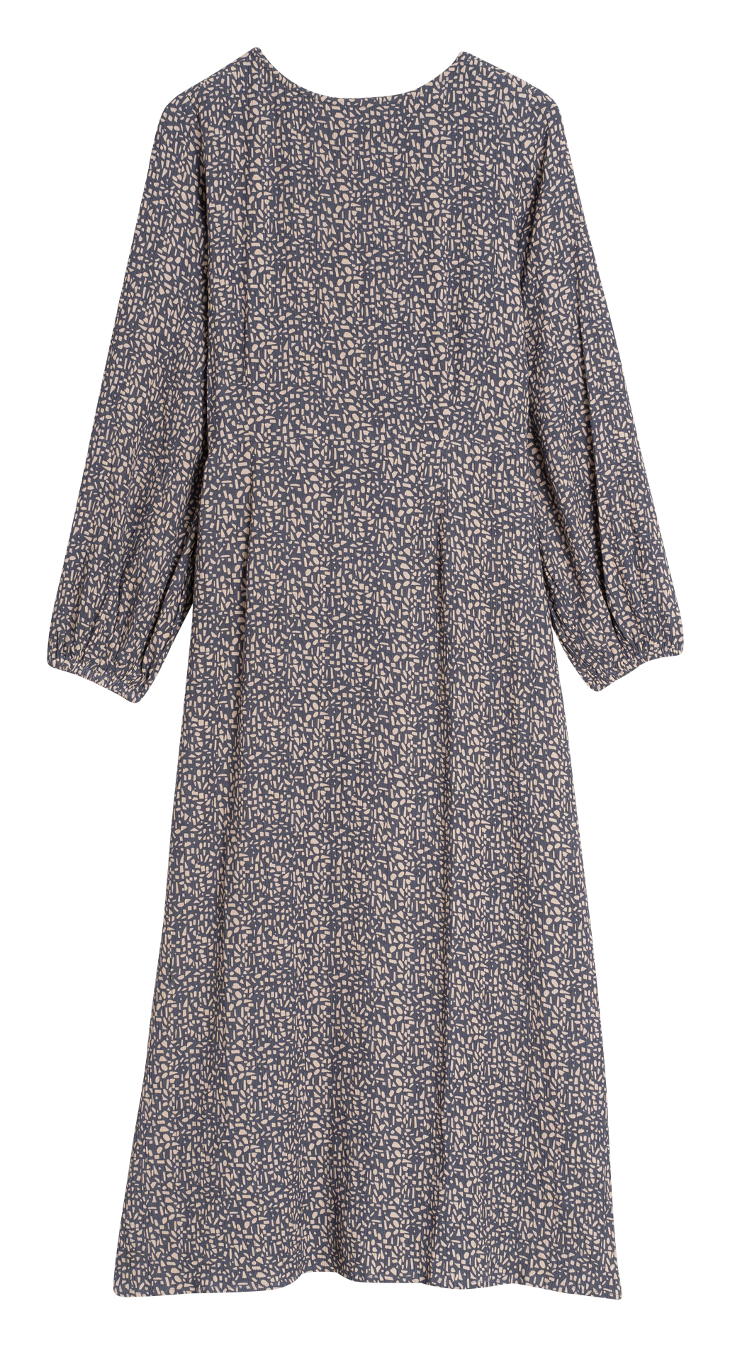 Long floral print viscose dress INDI & COLD Blue