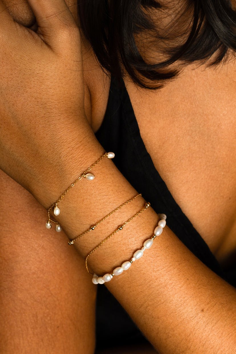 Faraya Beaded Bracelet YAY White