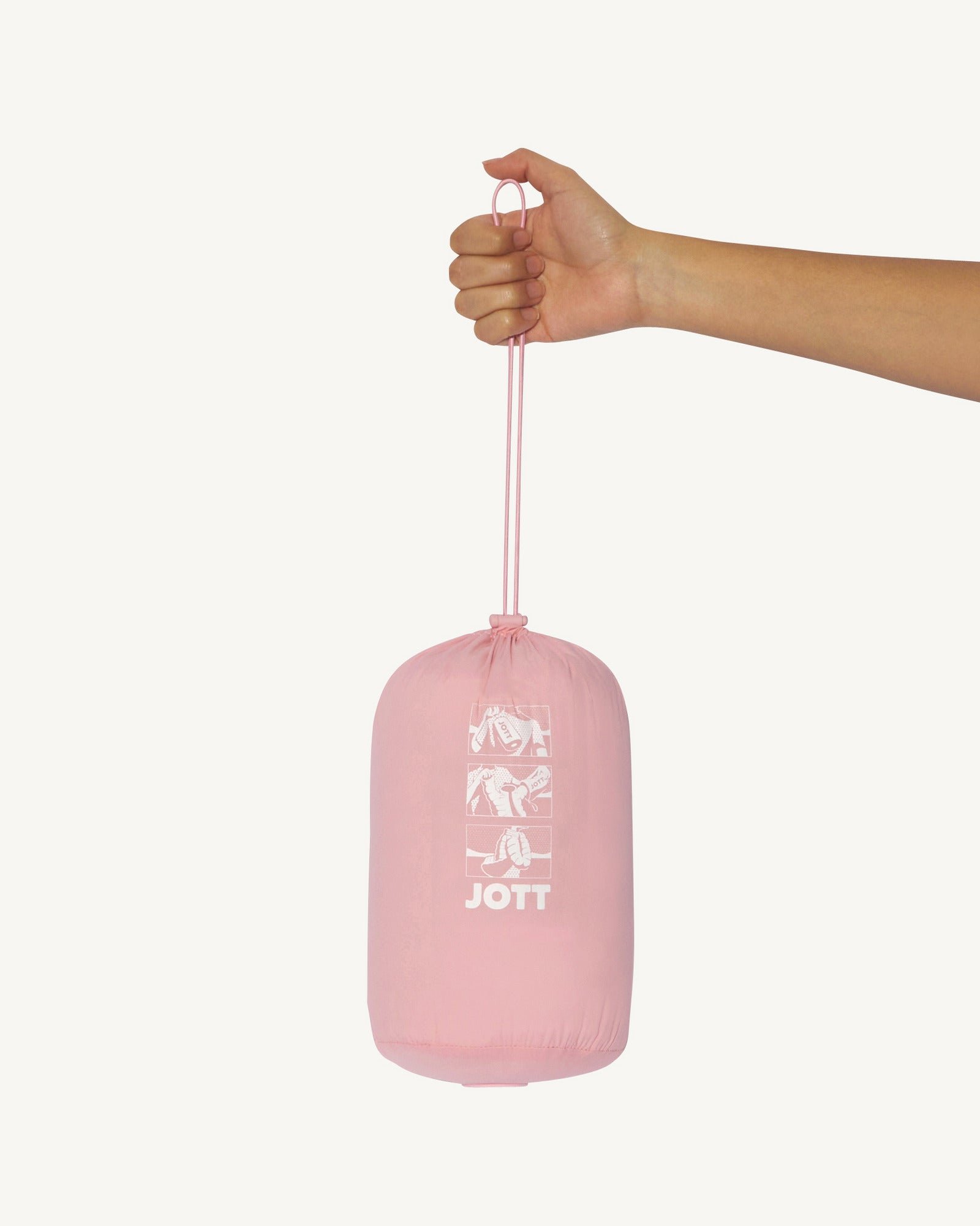 Lightweight stretch down jacket Maia JOTT Pink