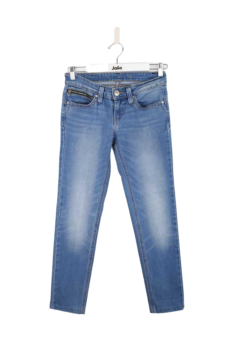 Cotton skinny jeans LEVI'S - Seconde main Blue