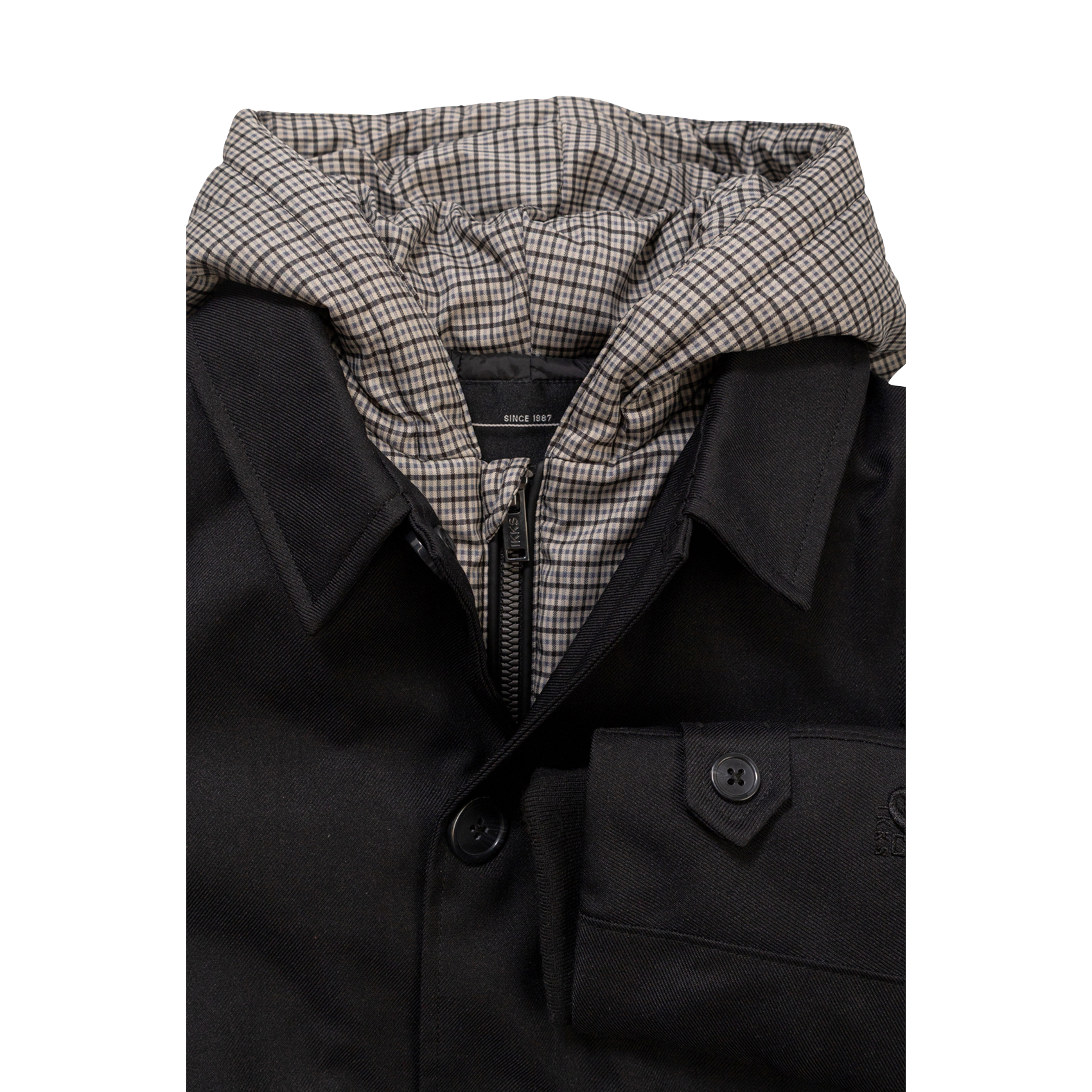 Trench à capuche IKKS JUNIOR Noir