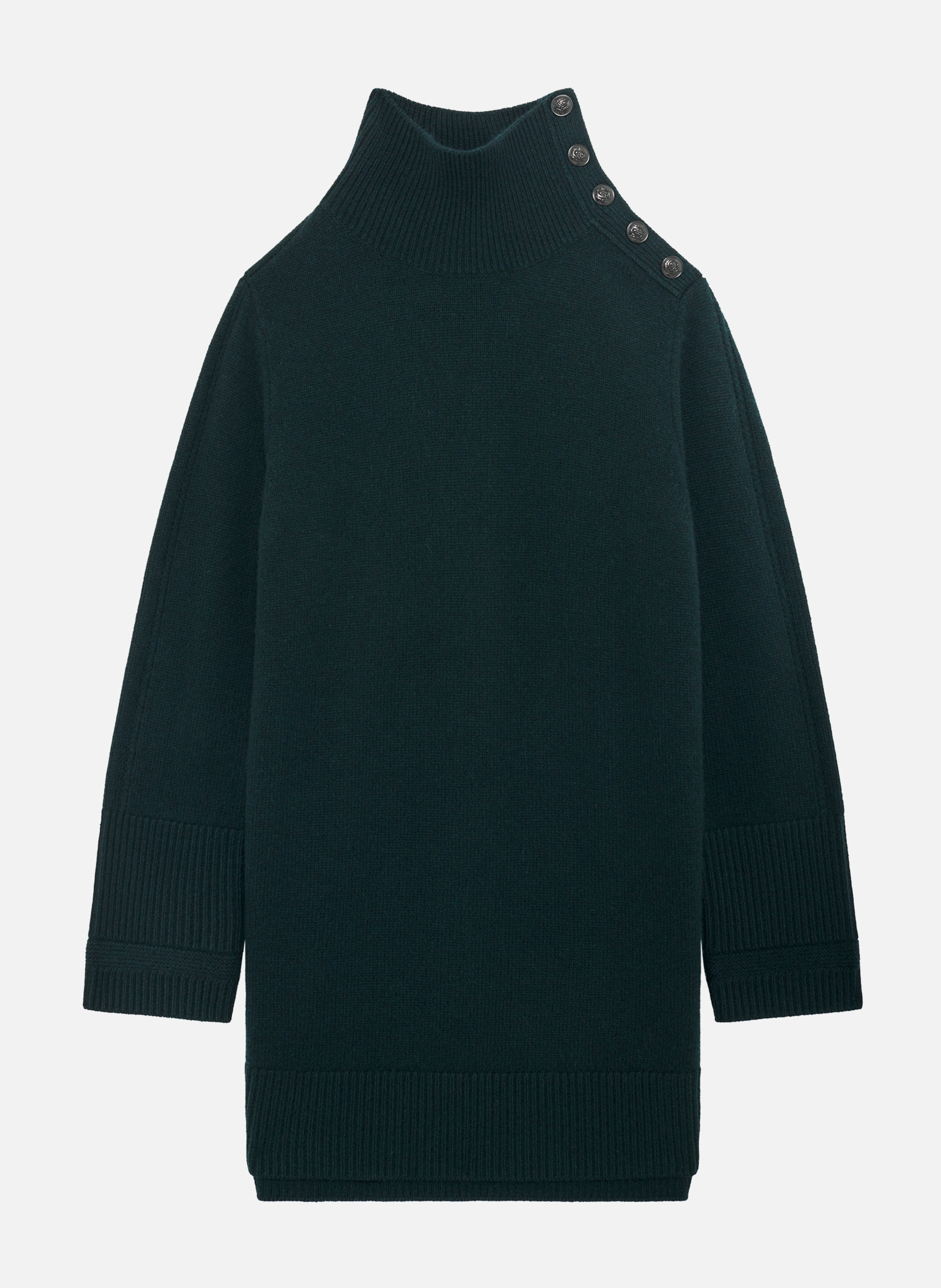 Malilen short wool dress Green