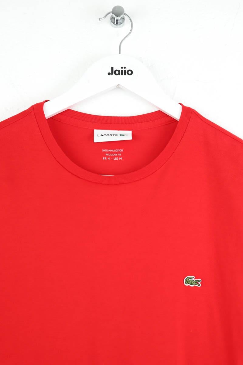 Cotton T-shirt LACOSTE - SECONDE MAIN Red