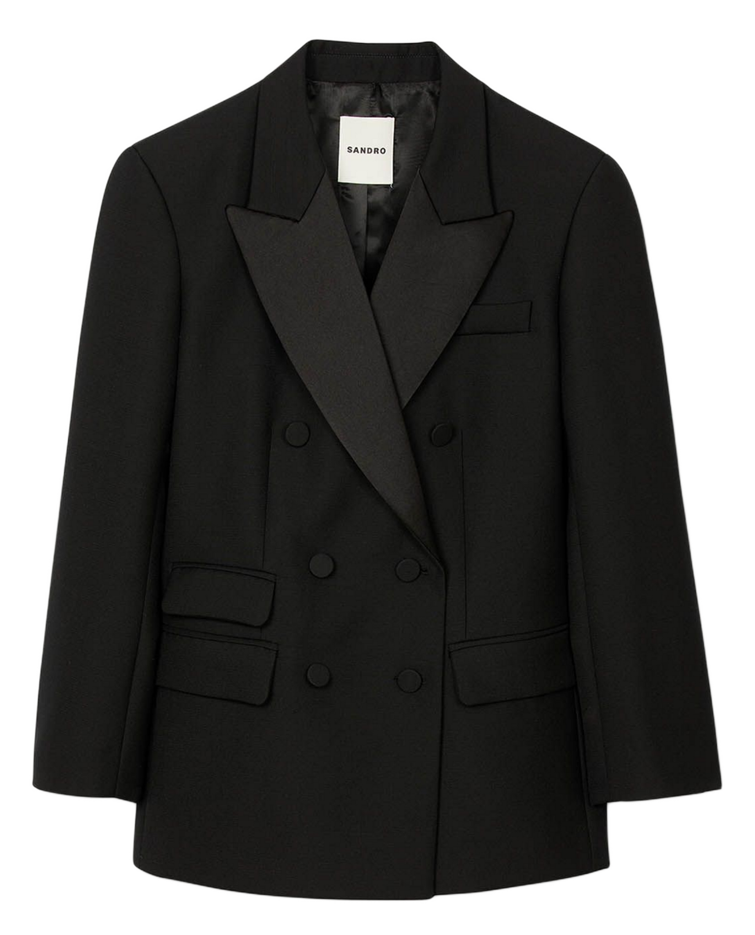 Getailleerd smokingjasje SANDRO Zwart