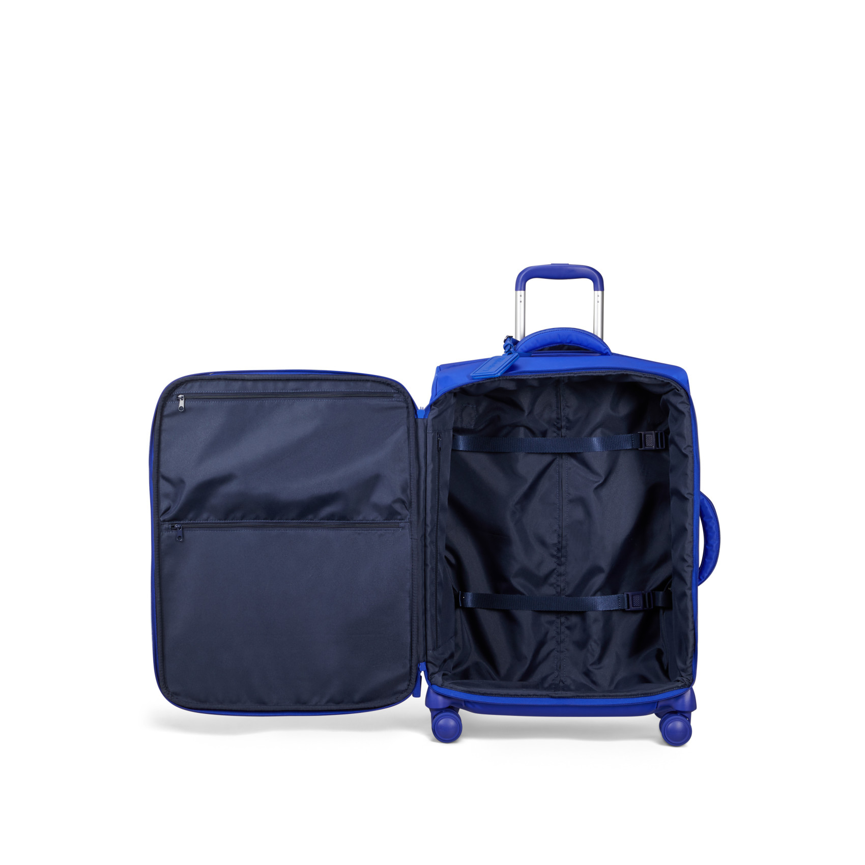 Feather suitcase 4 wheels size M LIPAULT Blue