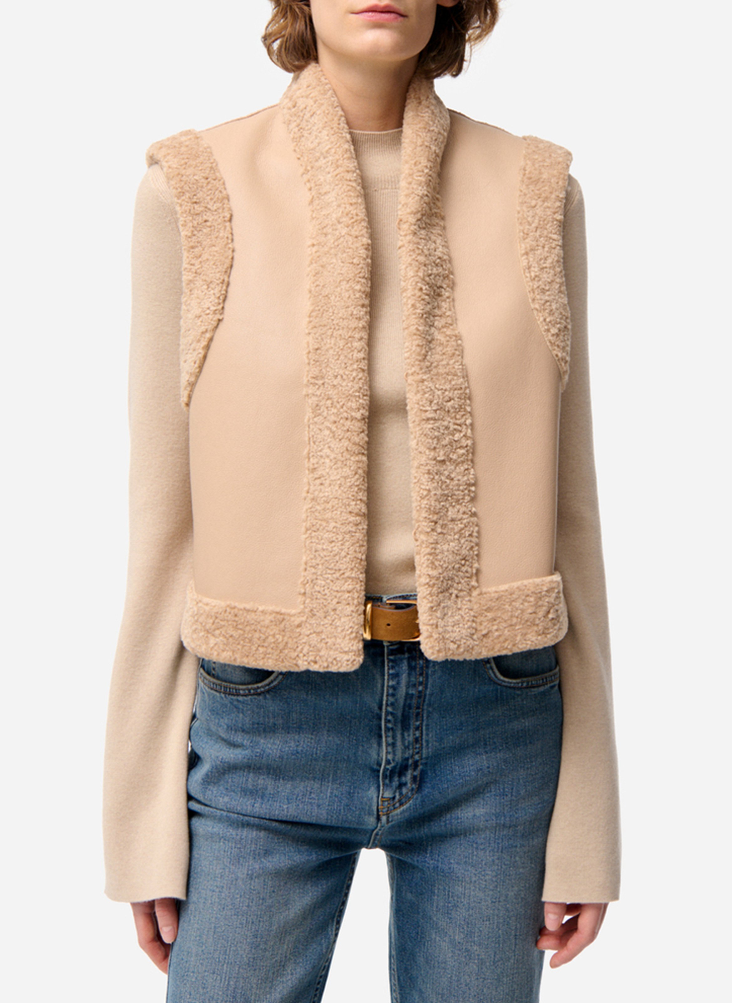 Mouwloos recht vest VANESSA BRUNO