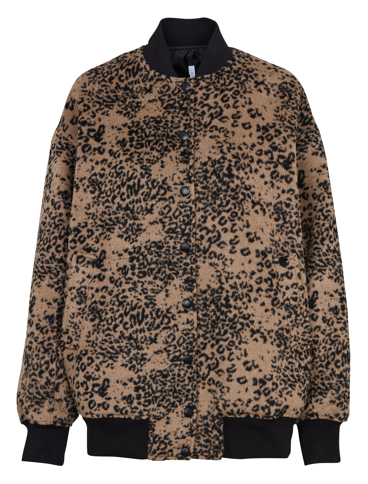 Blouson oversize col teddy imprimé IMPERIAL Multicolore