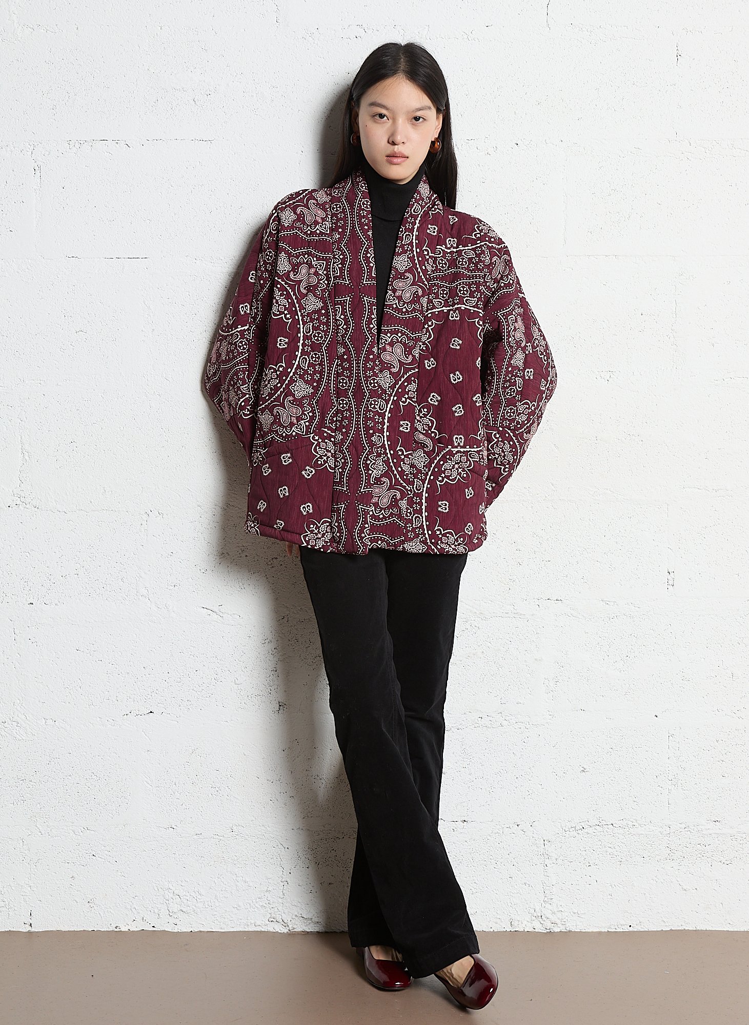 Schalkragenjacke AOKYANOS Rot