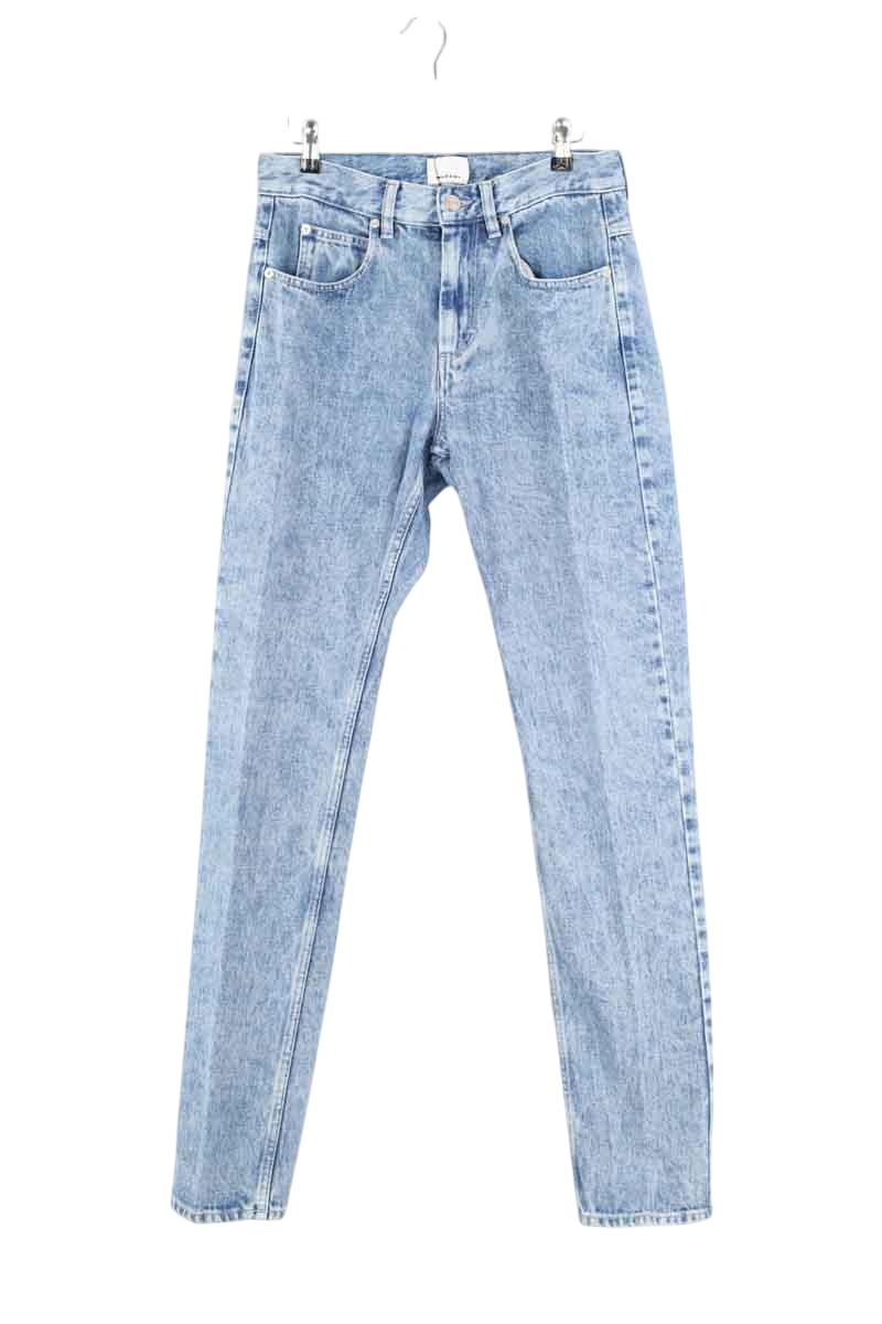 - Straight-leg jeans
- 5 pockets
- Straight cut
- Faded effect ISABEL MARANT - Seconde Main Blue