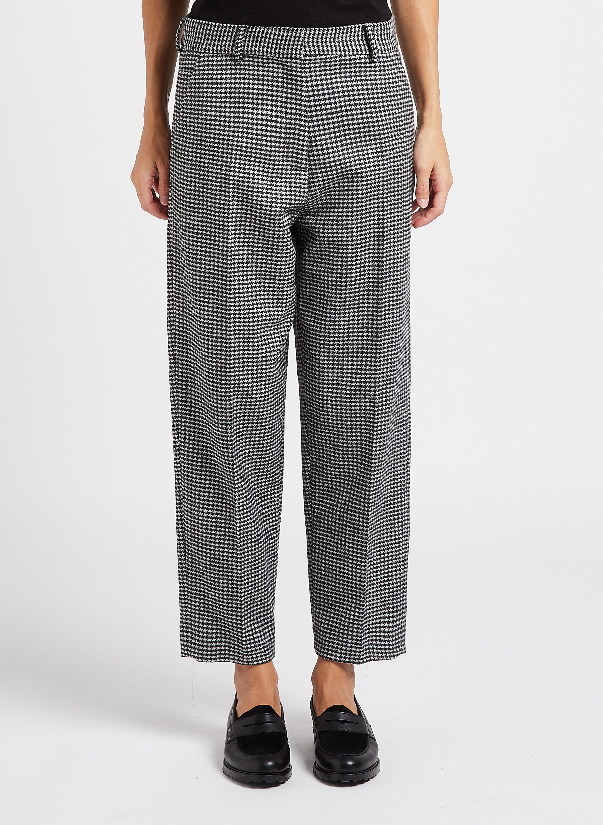 Rechte broek | wolblend MARGAUX LONNBERG Grijs