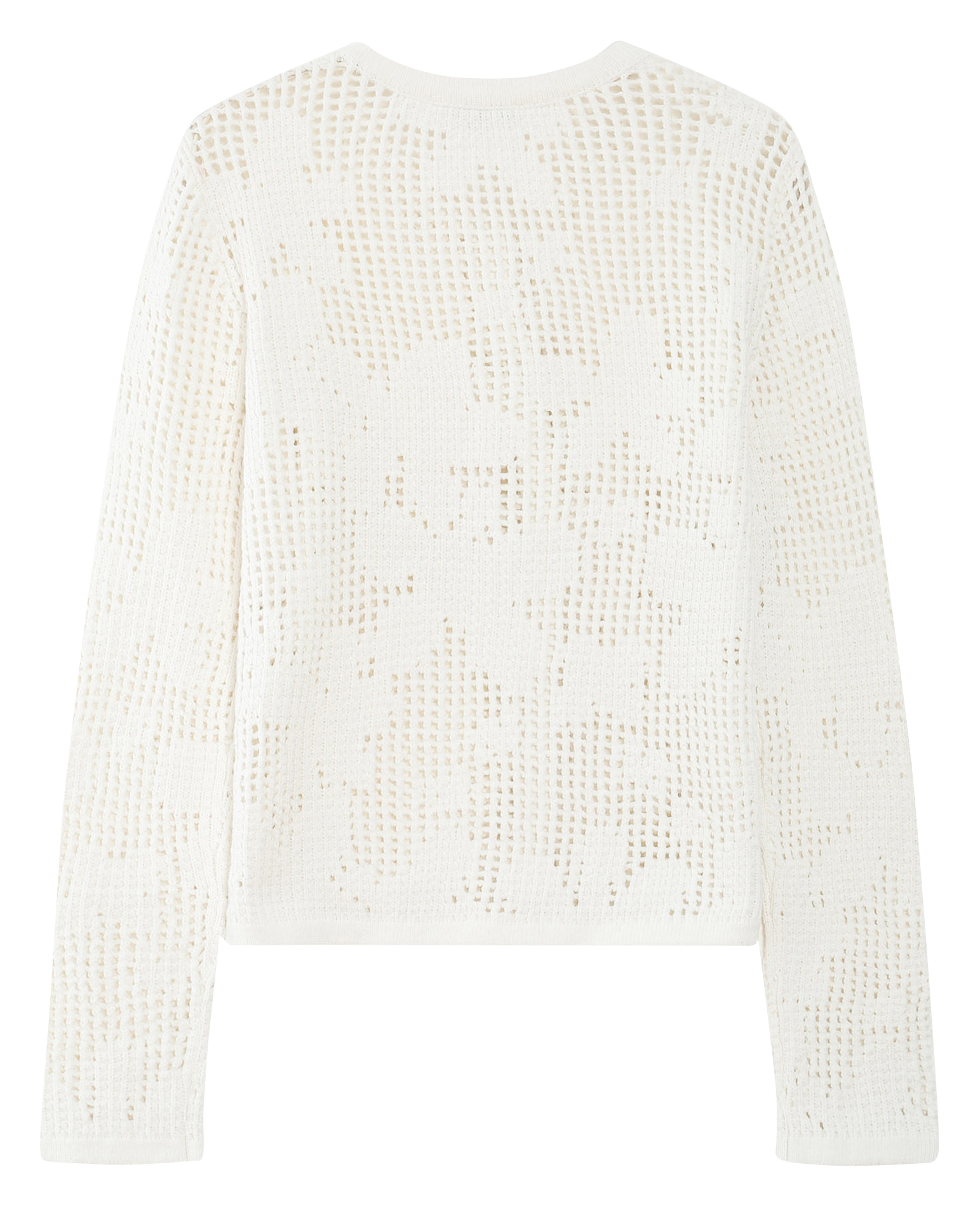 Gilet col rond  GRACE ET MILA Blanc