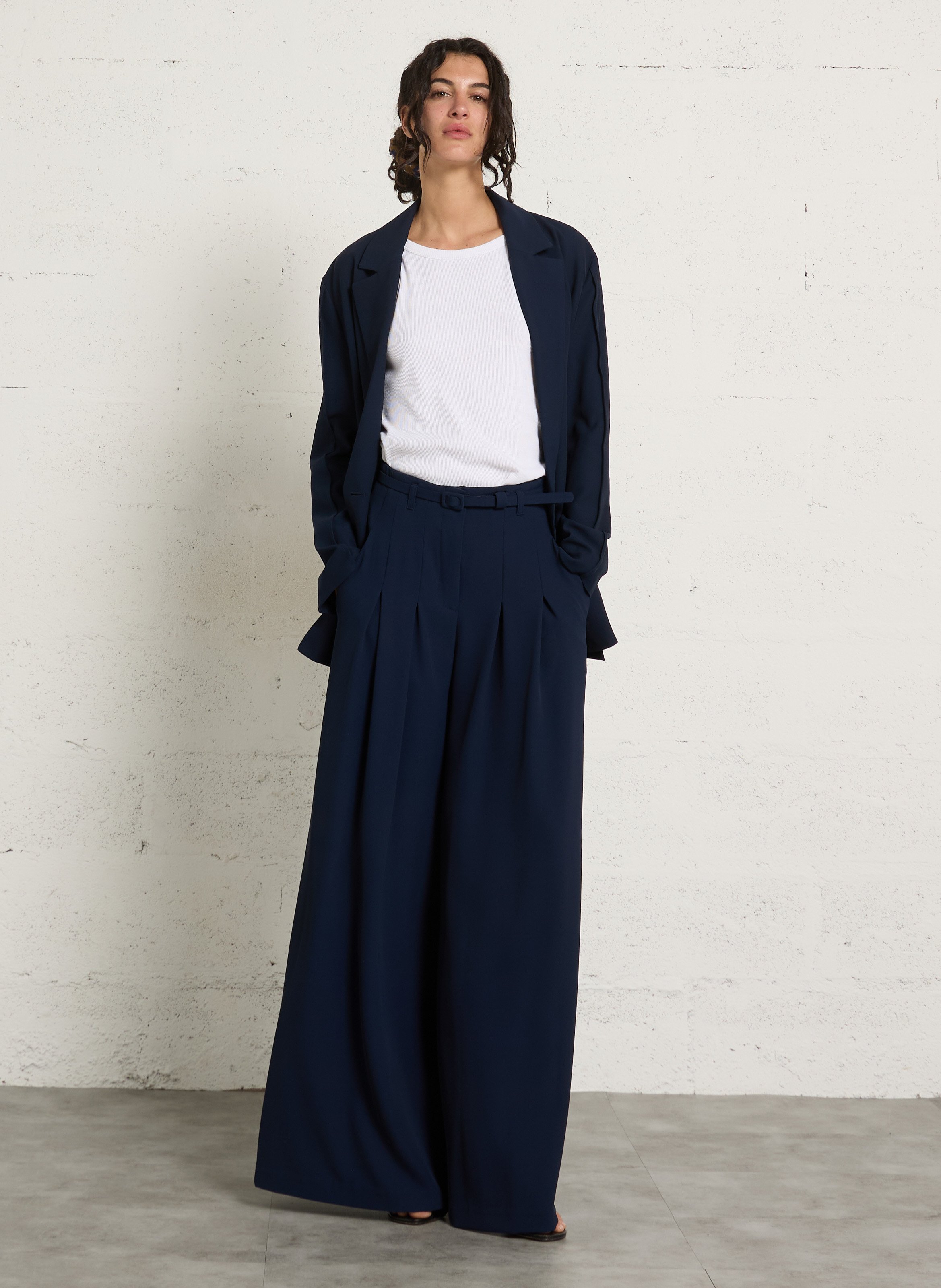 Wijde broek IMPERIAL Blauw