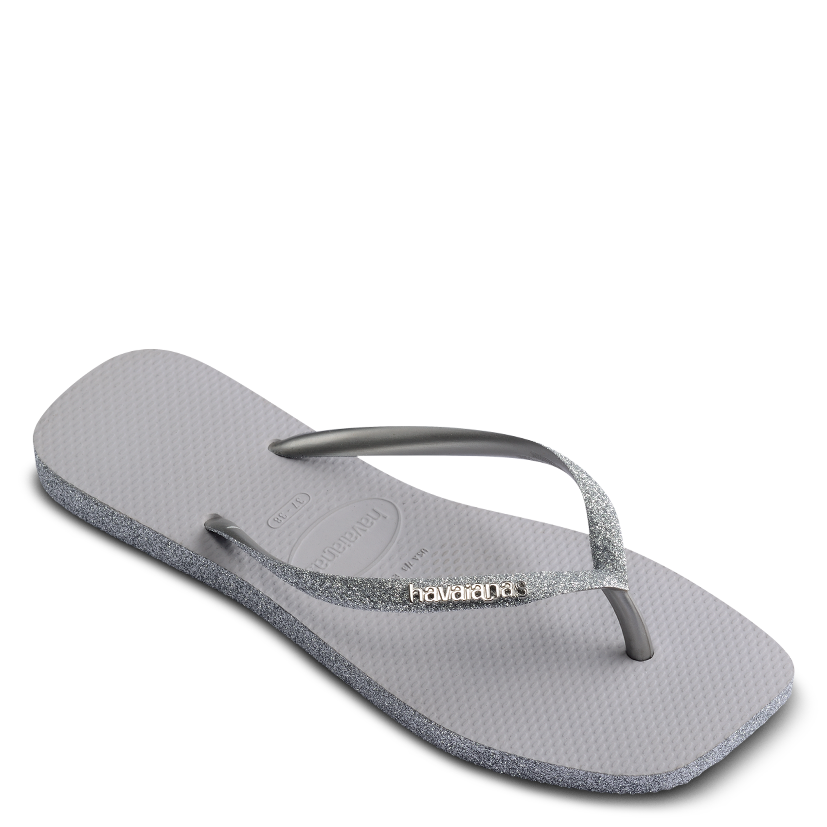 Sandales à bout carré HAVAIANAS Gris