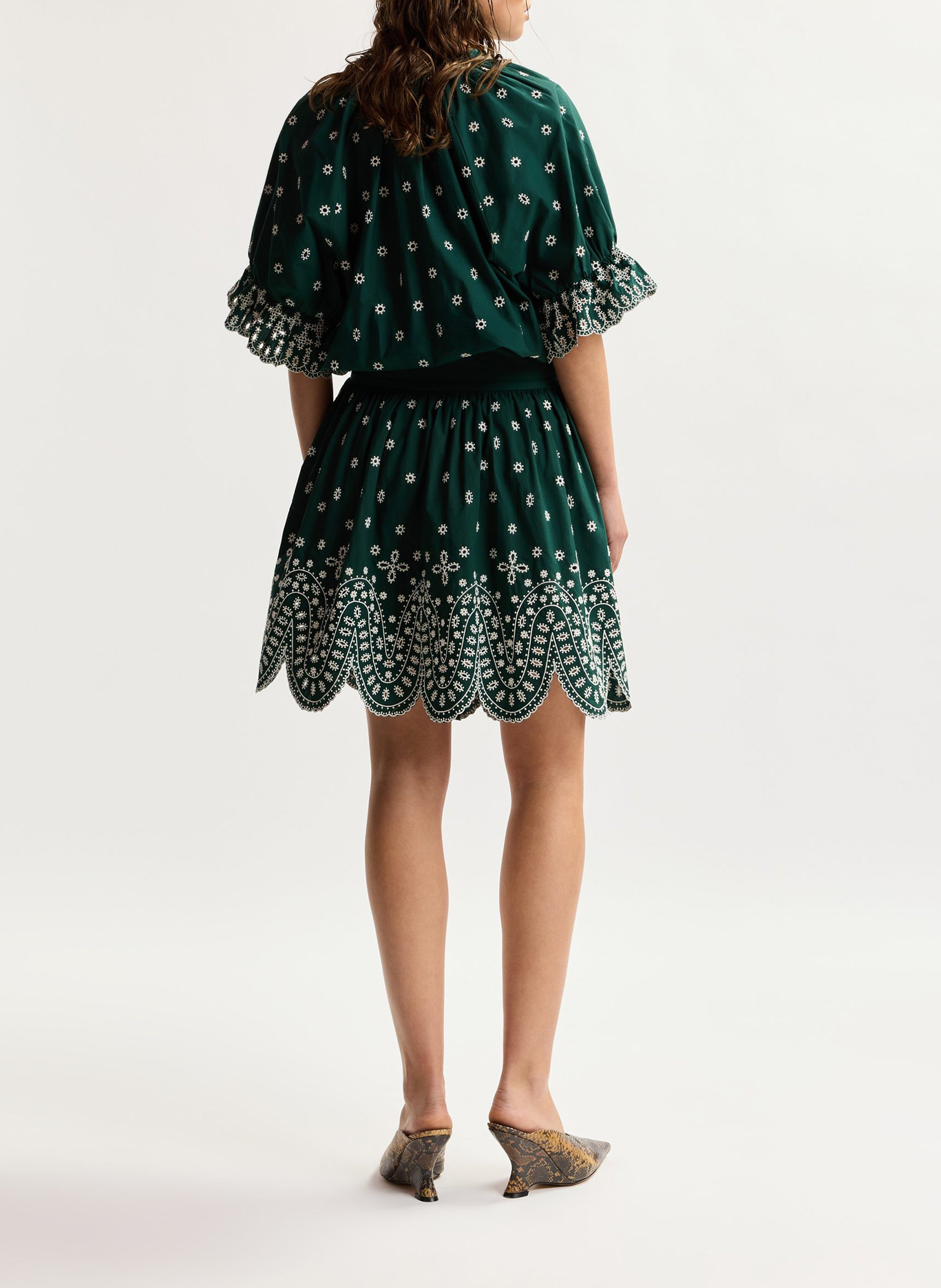 Kurzkleid mit Print ESSENTIEL ANTWERP Grun