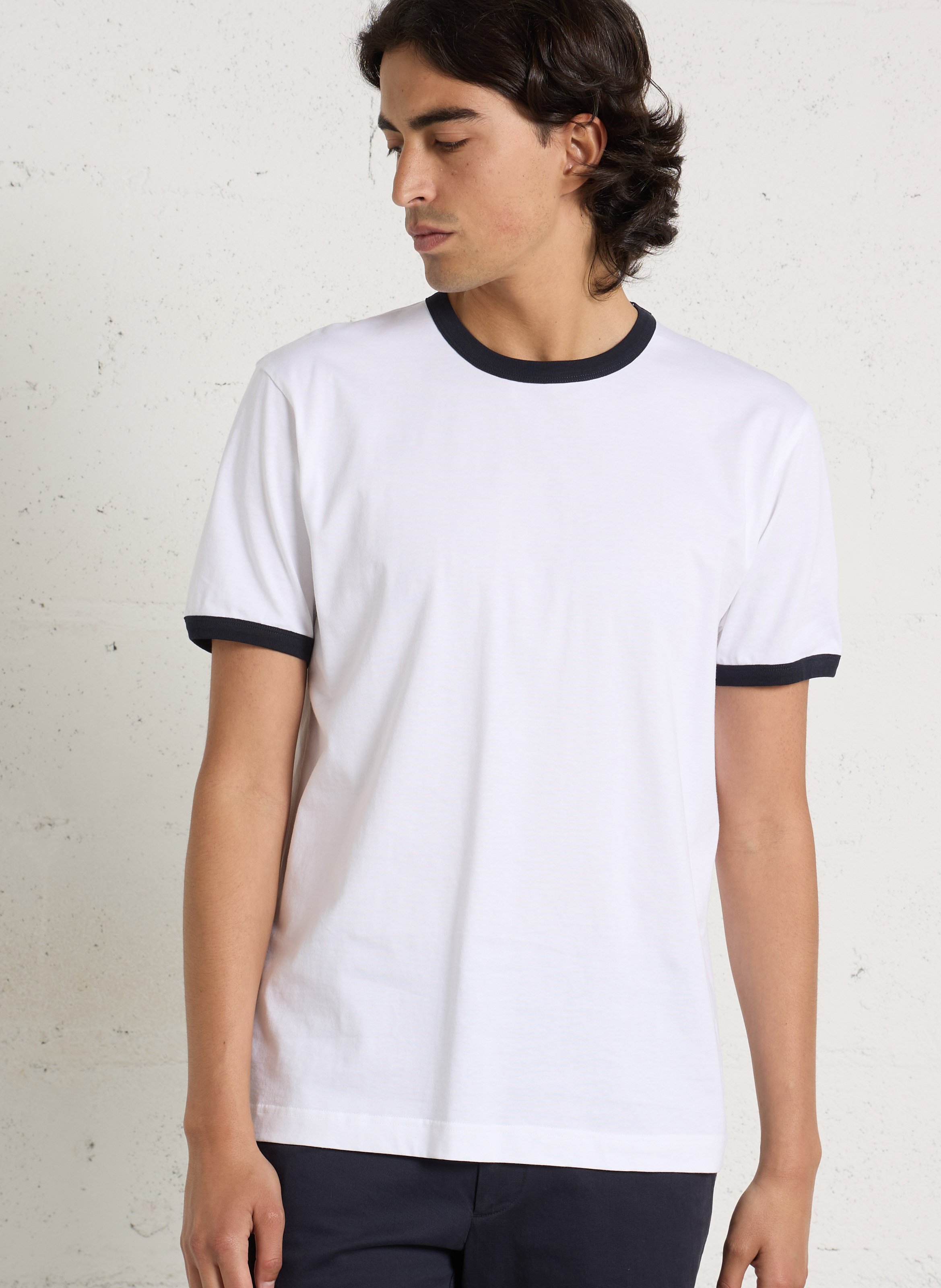 T-shirt droit en coton AU PRINTEMPS PARIS