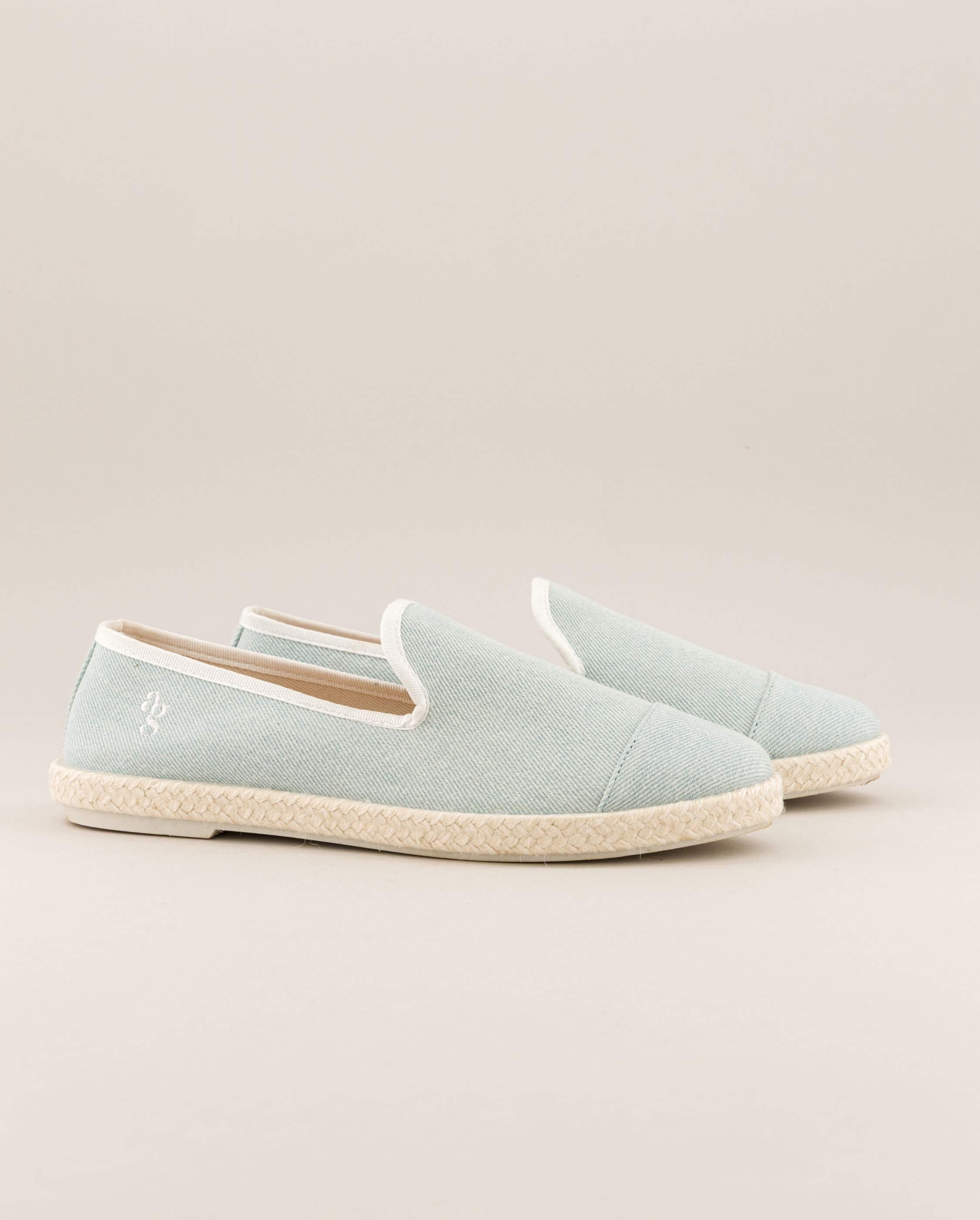 Women's CENITZ espadrilles, light denim ANGARDE Blue