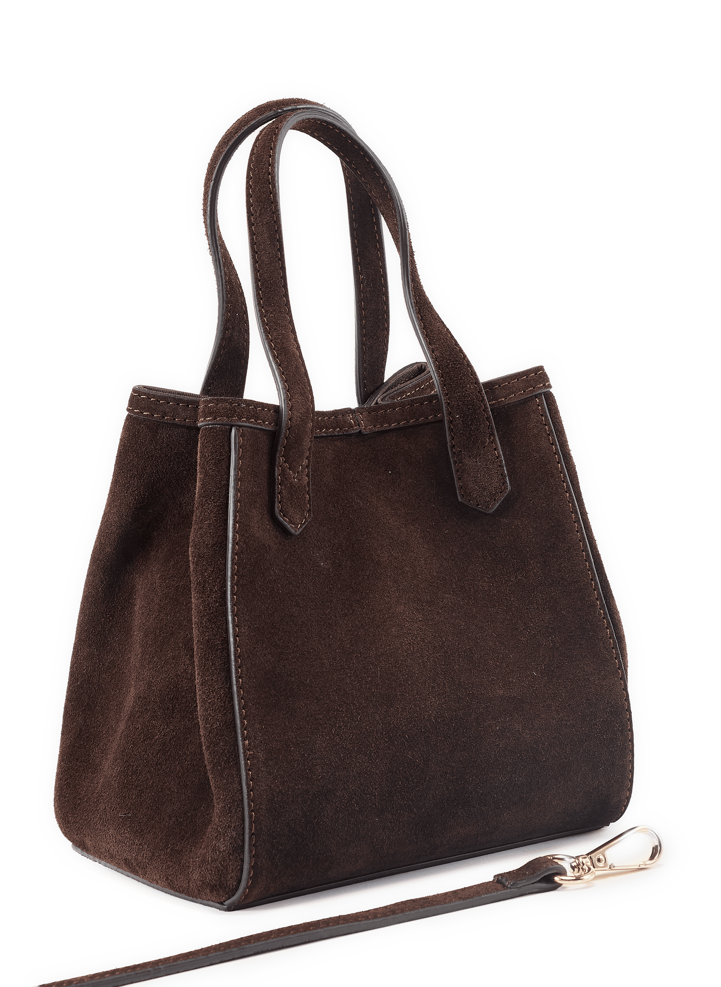 Enzo S leather handbag SAISON 1865 Brown