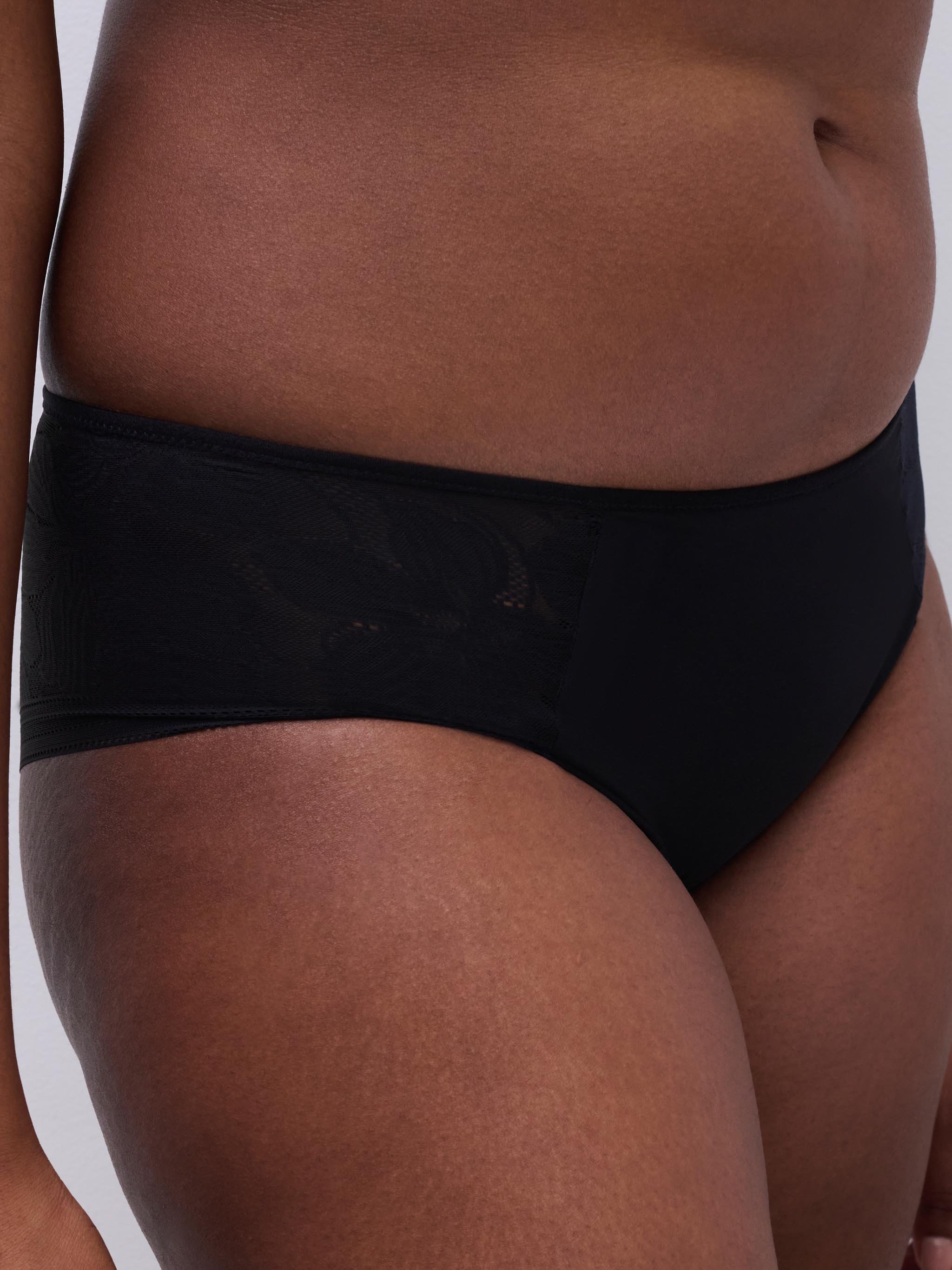 Lace boy shorts CHANTELLE Black
