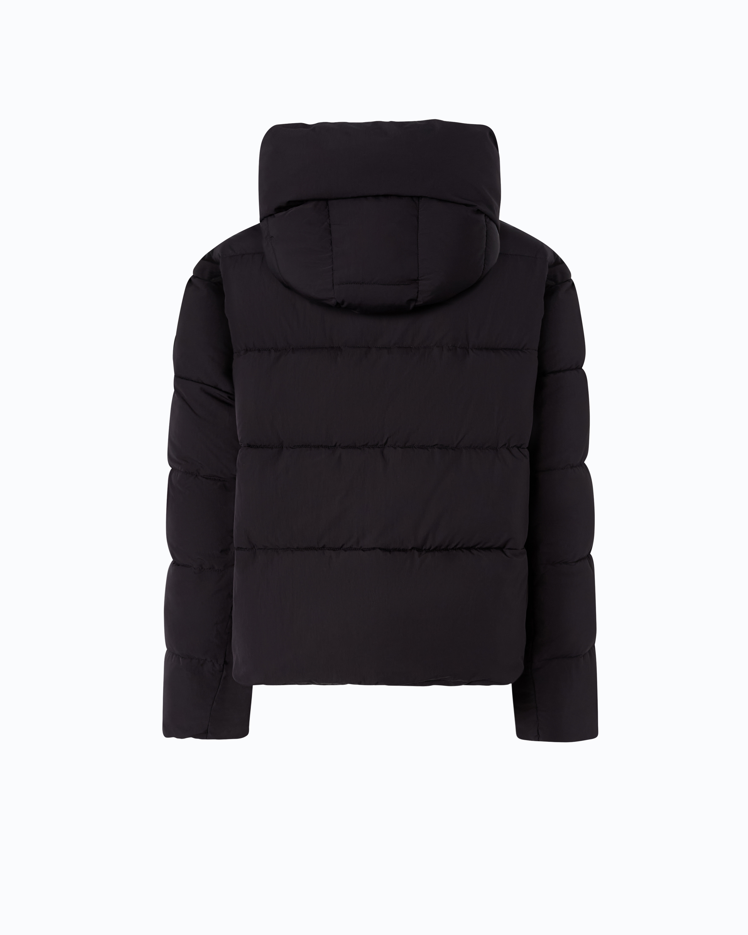Doudoune à capuche en tissu technique PINKO Noir