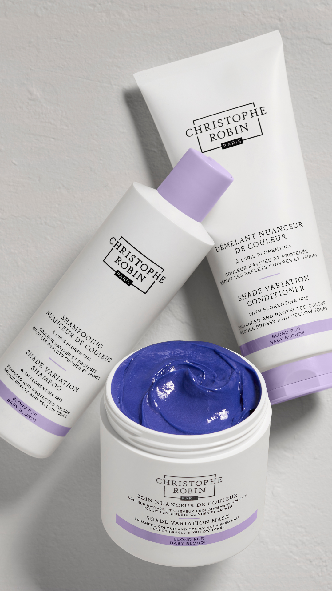 Shampooing Nuanceur de Couleur à l'Iris Florentina CHRISTOPHE ROBIN No color