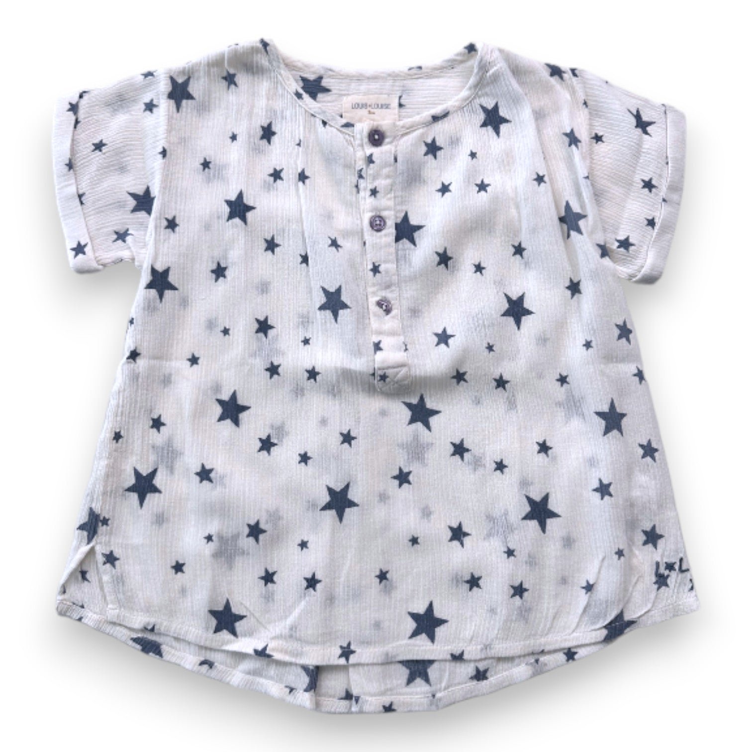 White child's blouse - 4 years LOUIS LOUISE - Seconde Main White