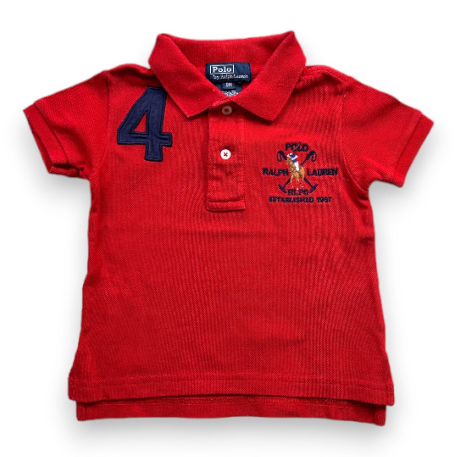 Red baby polo - 9 months POLO RALPH LAUREN - Seconde Main Red