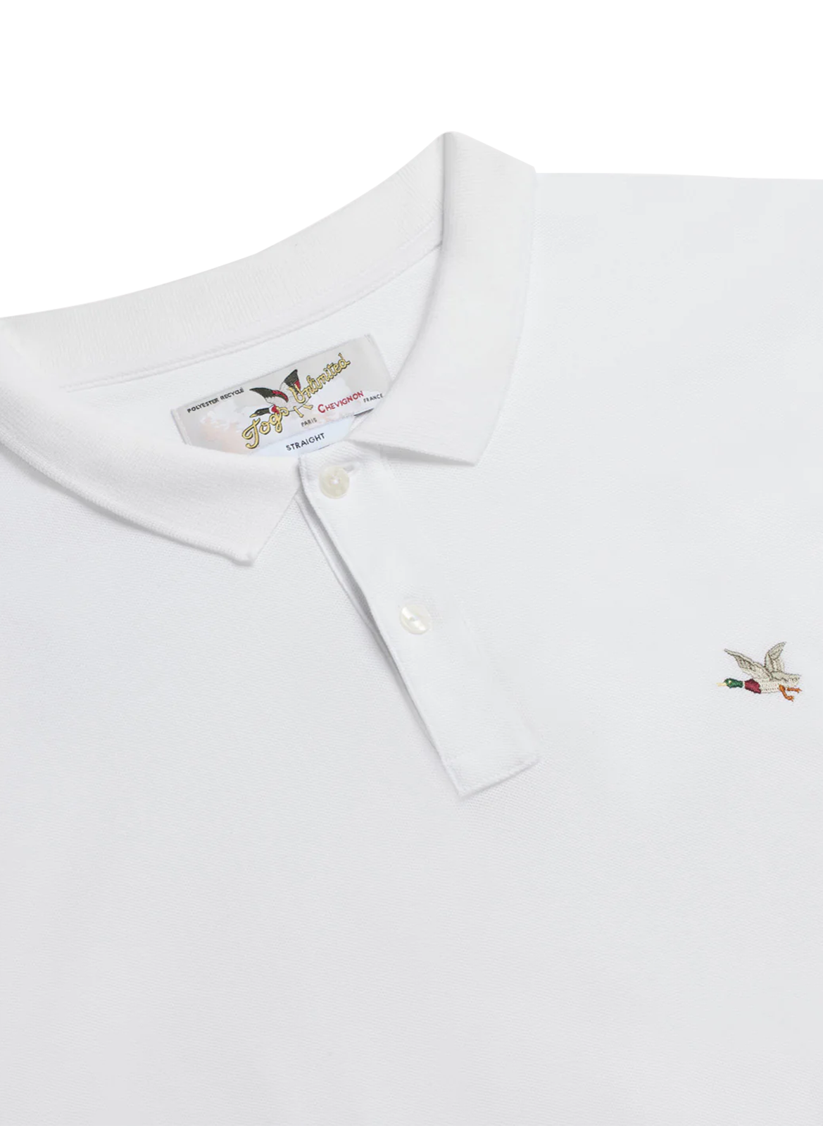 Polo regular-fit en coton CHEVIGNON Blanc