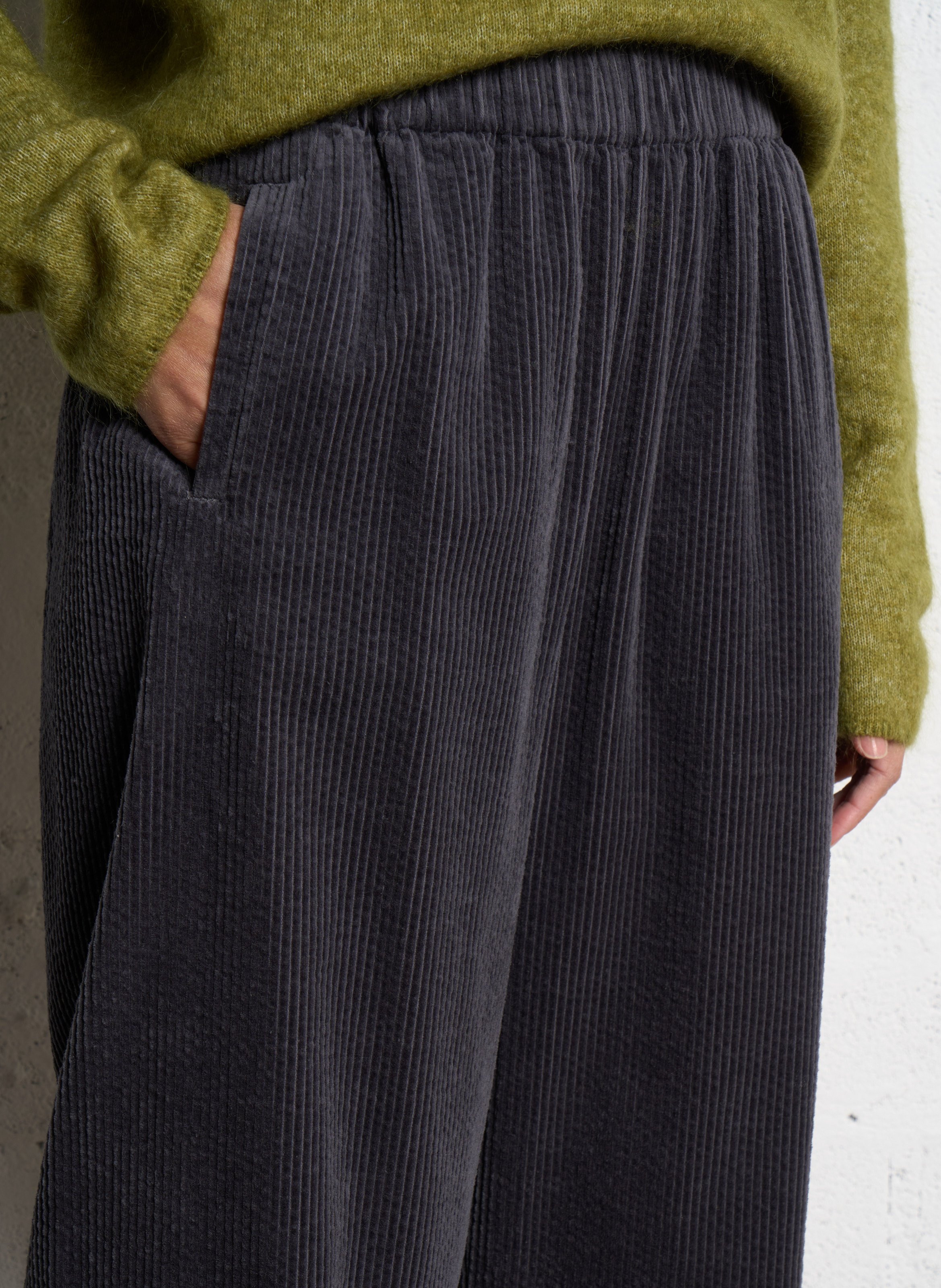 Flared cotton pants JC SOPHIE Black