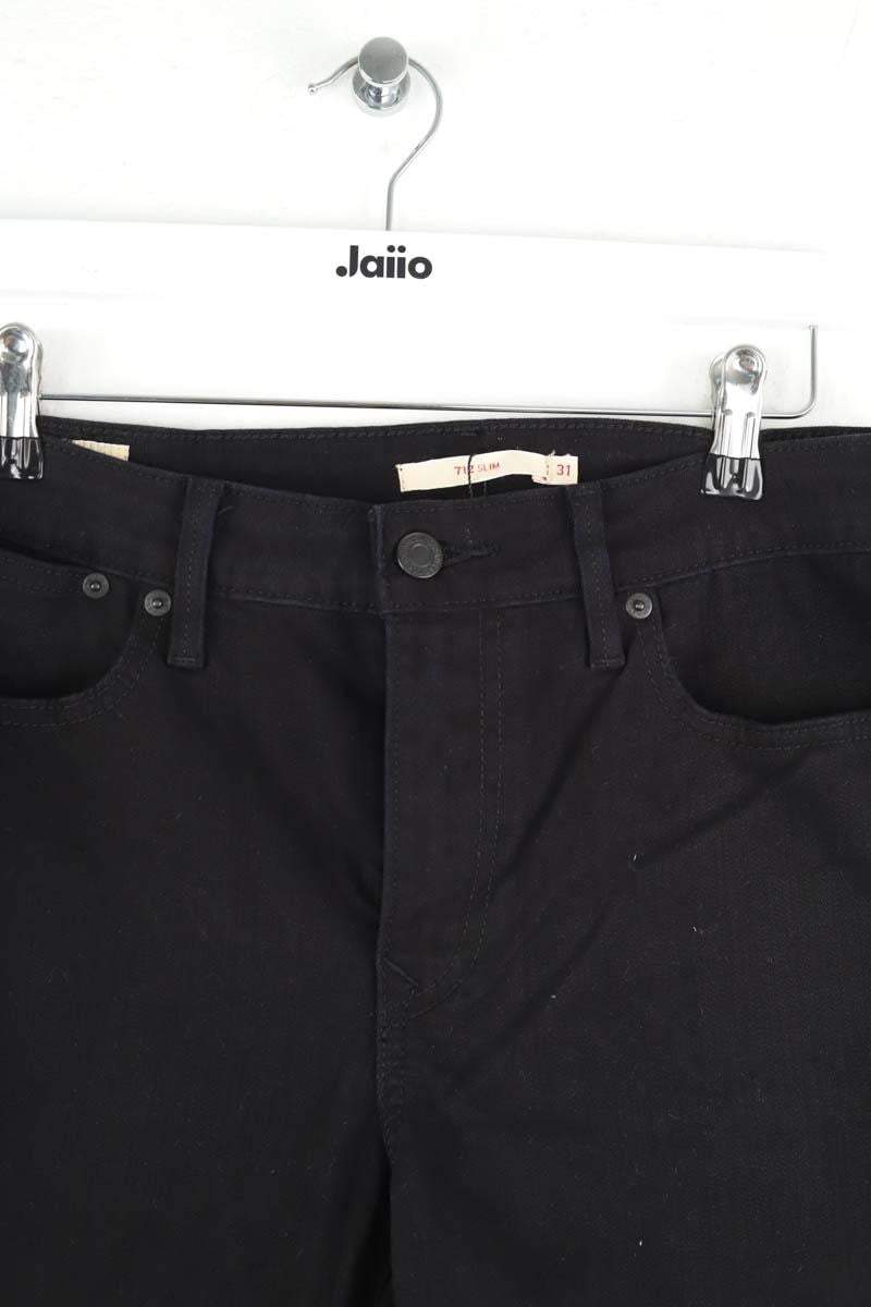 721 Slim Cotton Jeans LEVI'S - Seconde main Black