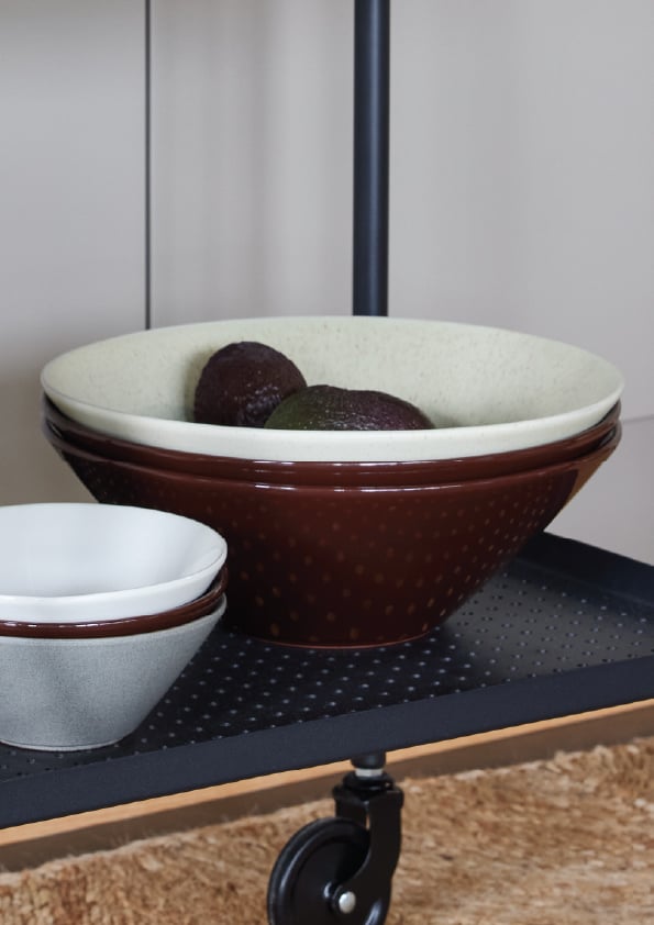 Stoneware bowl OYOY LIVING DESIGN Brown