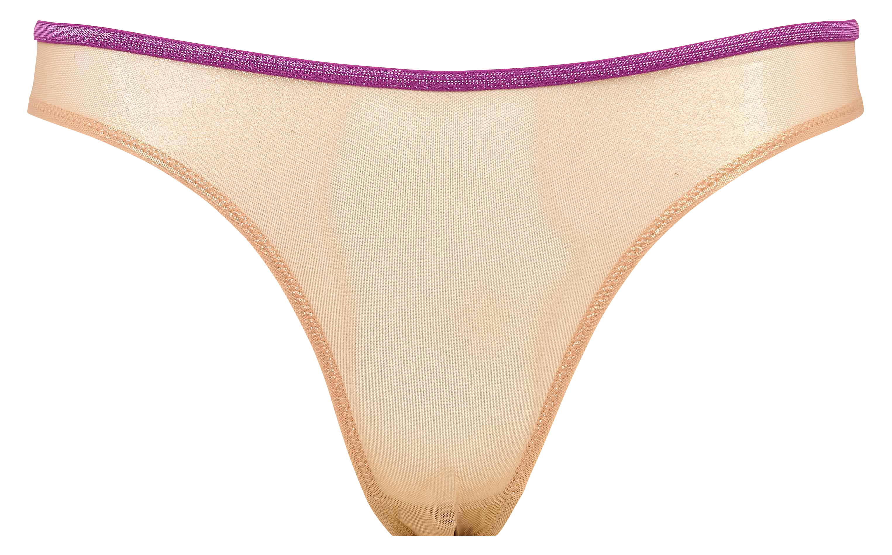 Tanga métallisé LA NOUVELLE Doré