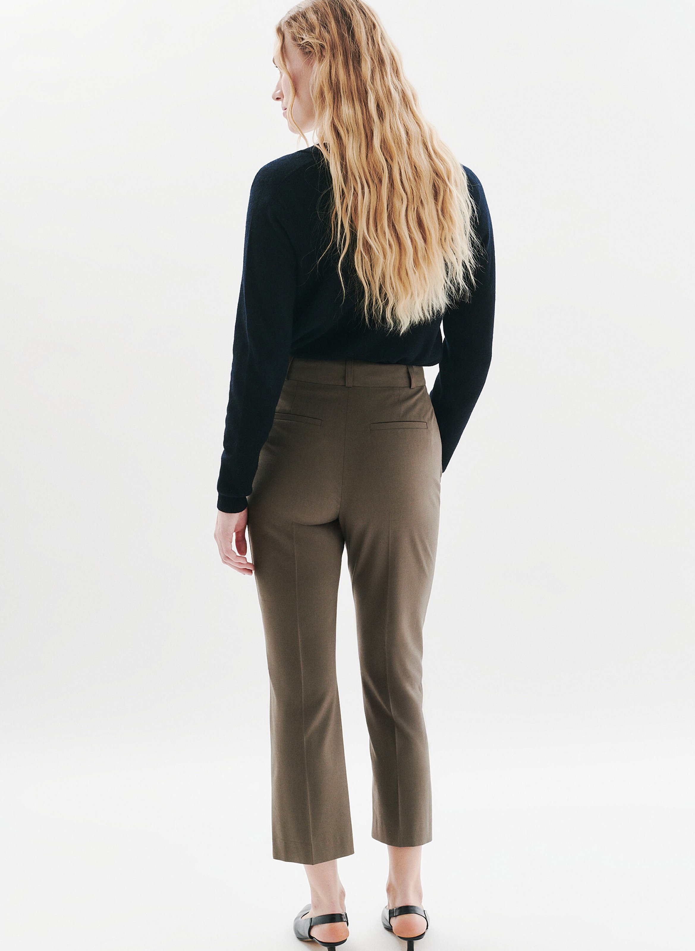 Carrot trousers CAROLL Brown