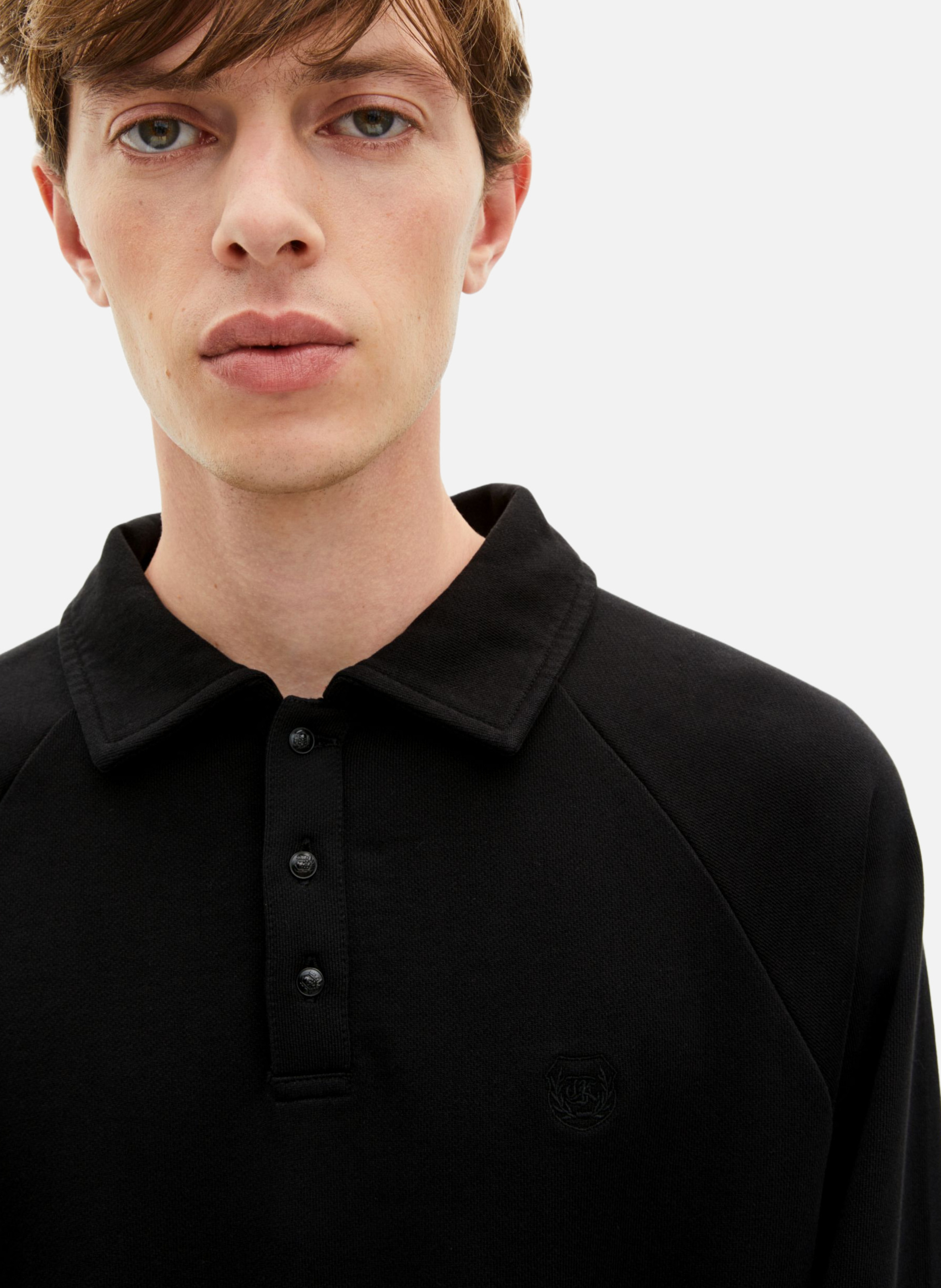 Polo collar sweatshirt THE KOOPLES Black