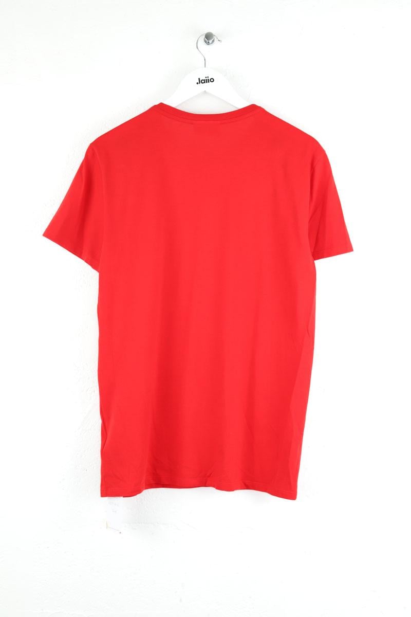Cotton T-shirt LACOSTE - SECONDE MAIN Red
