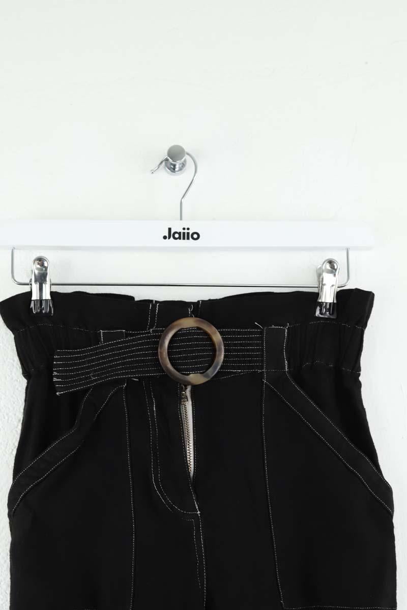 Wide trousers SEZANE - Seconde main Black