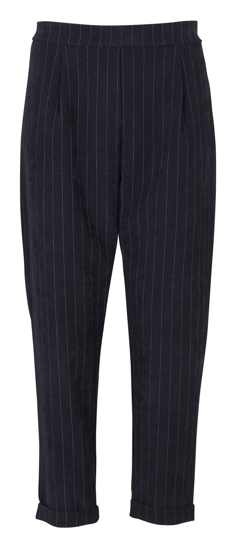 Pantaloln droit en velours PLEASE Bleu