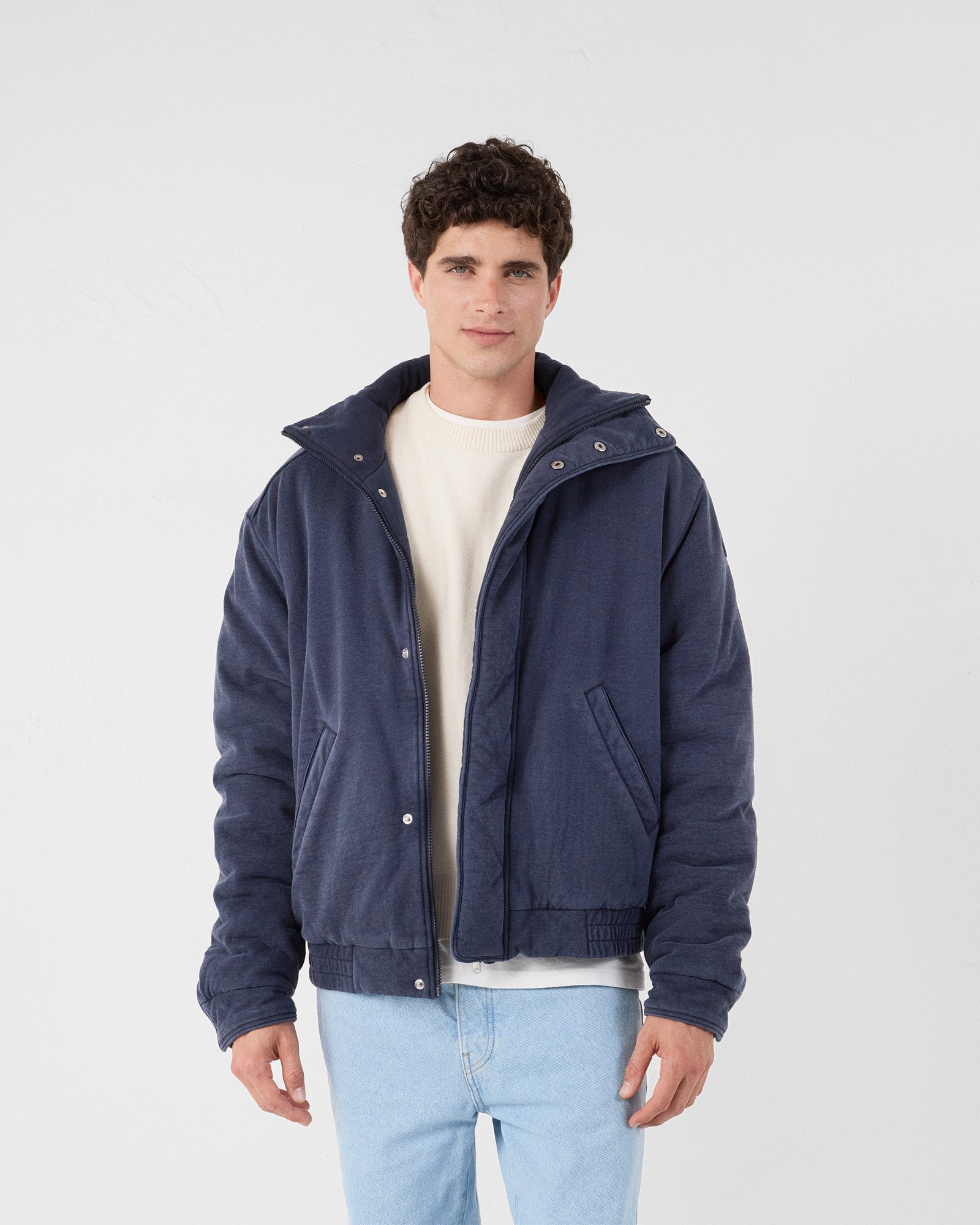 Hank jersey bomber jacket JOTT Blue