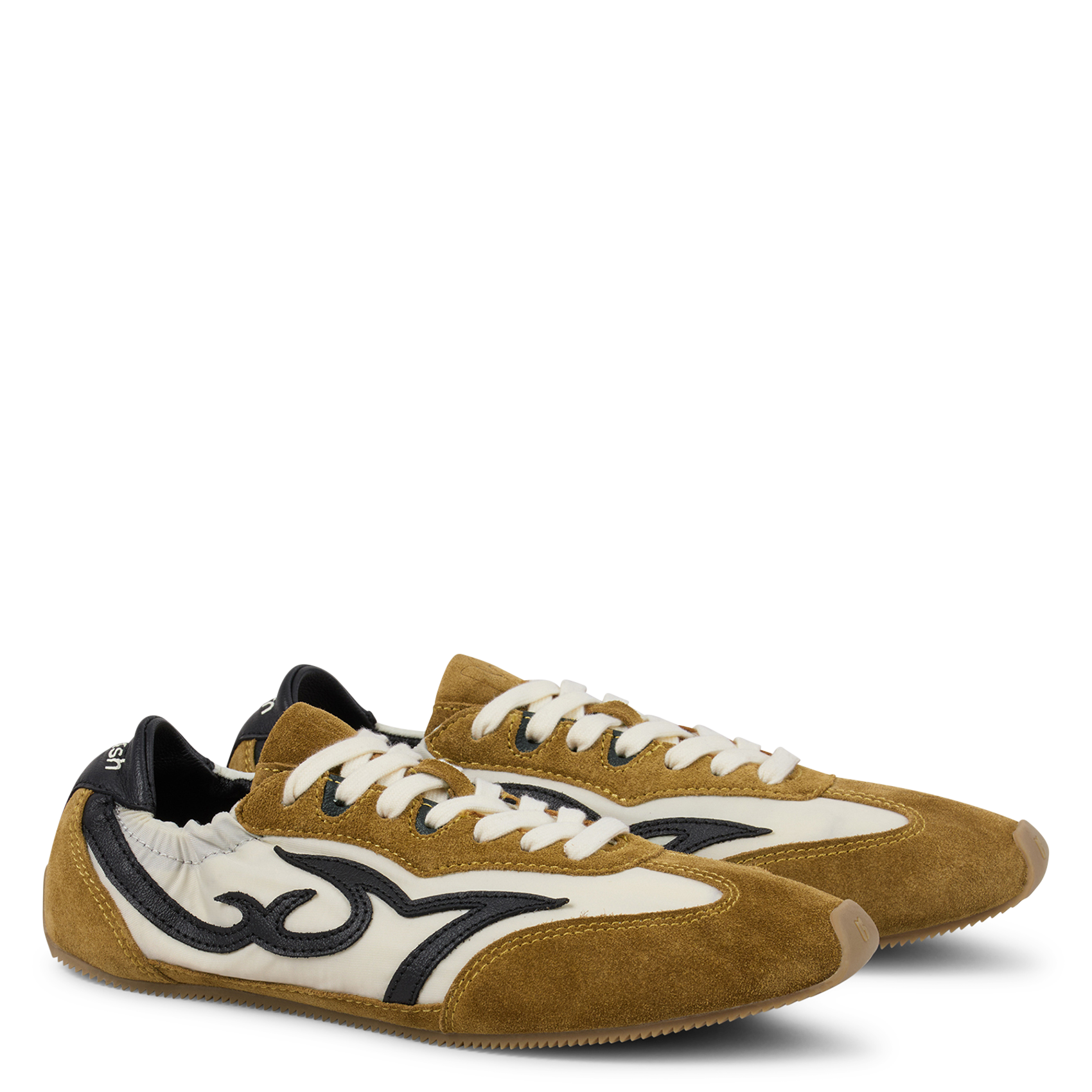 Baskets basses à lacets  BA&SH Jaune