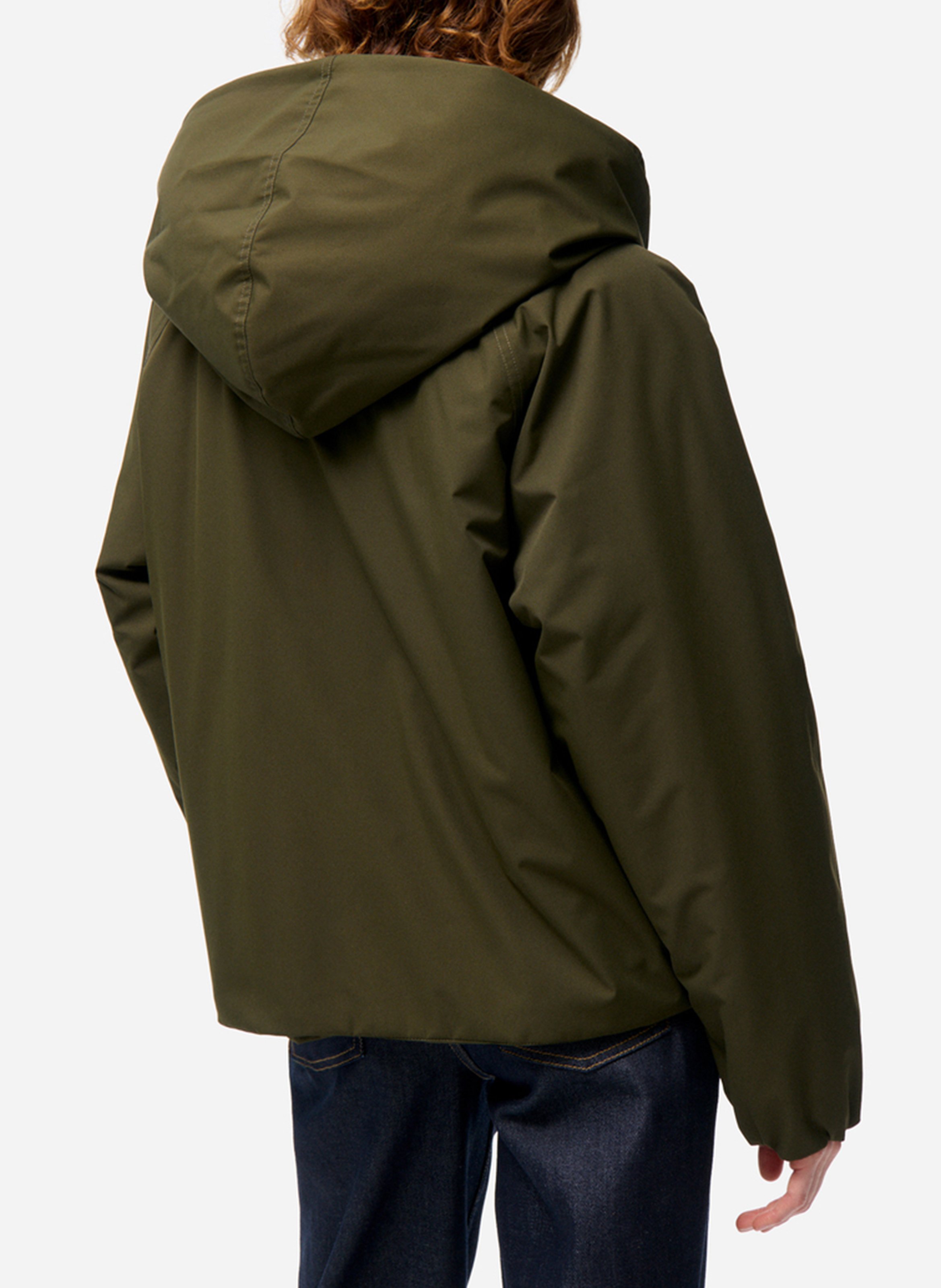 Recht donsjack met capuchon VANESSA BRUNO Groen