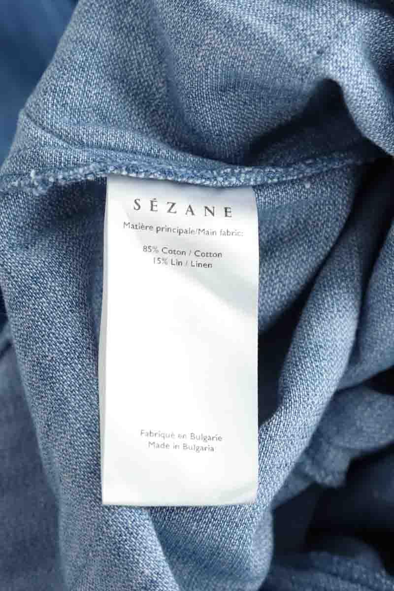 Wide trousers SEZANE - Seconde main Blue