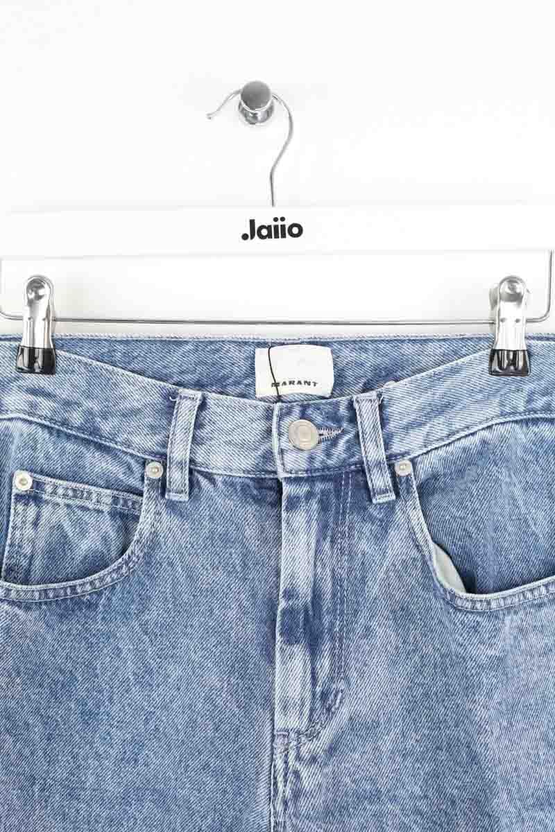 - Straight-leg jeans
- 5 pockets
- Straight cut
- Faded effect ISABEL MARANT - Seconde Main Blue