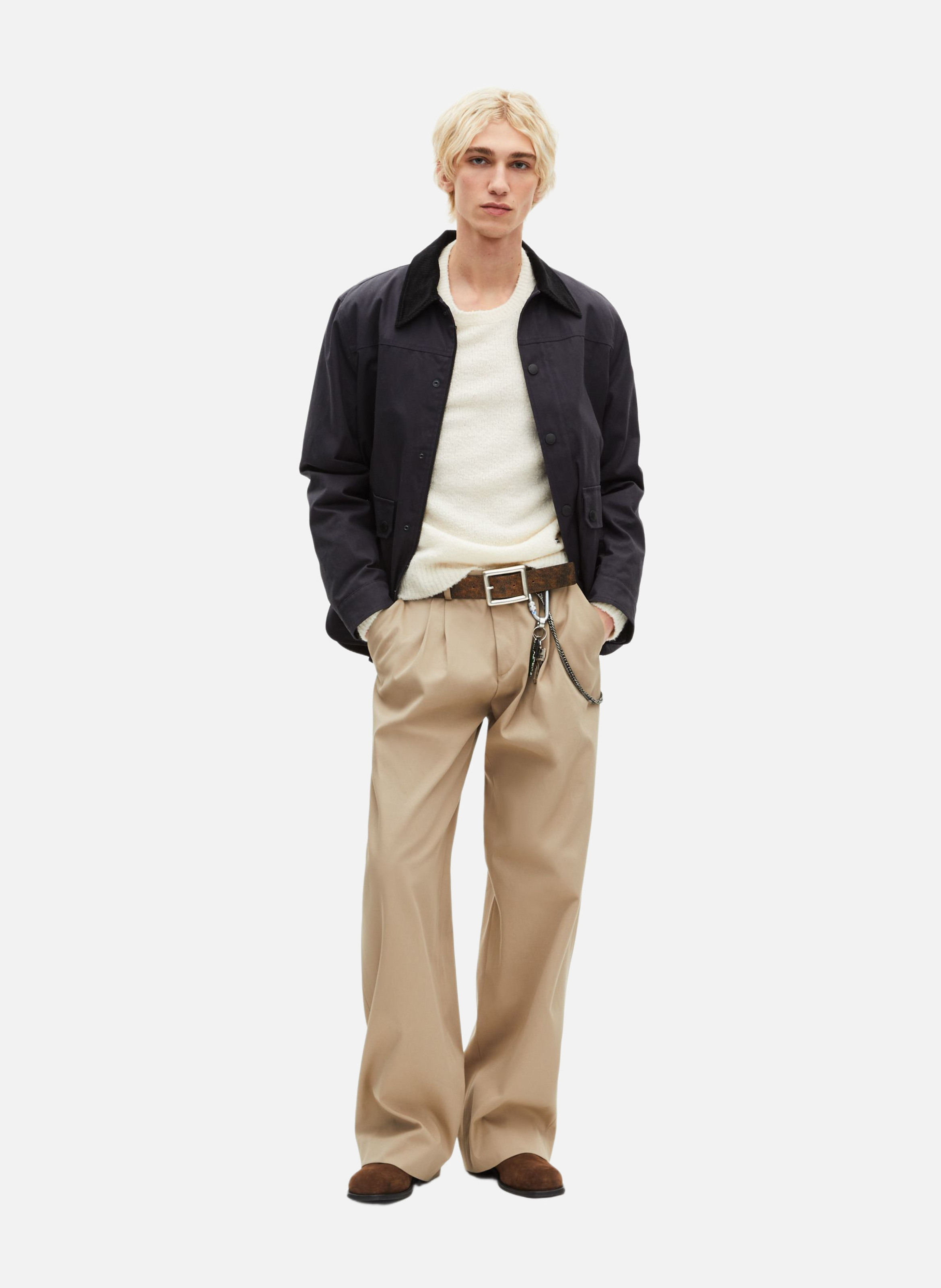 Cotton jacket THE KOOPLES Blue